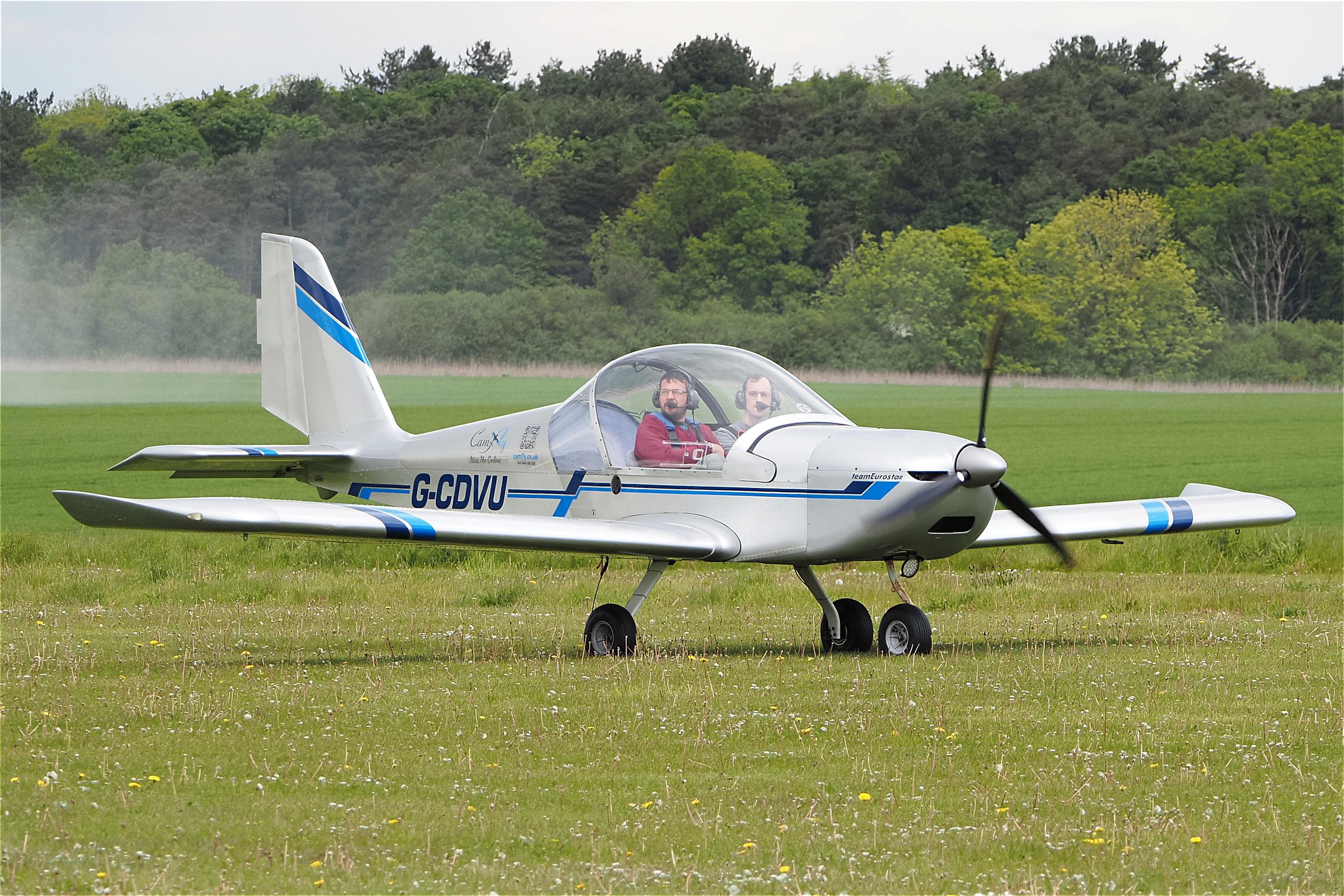 G-CDVU @ X3CX - Just landed at Northrepps. - by Graham Reeve