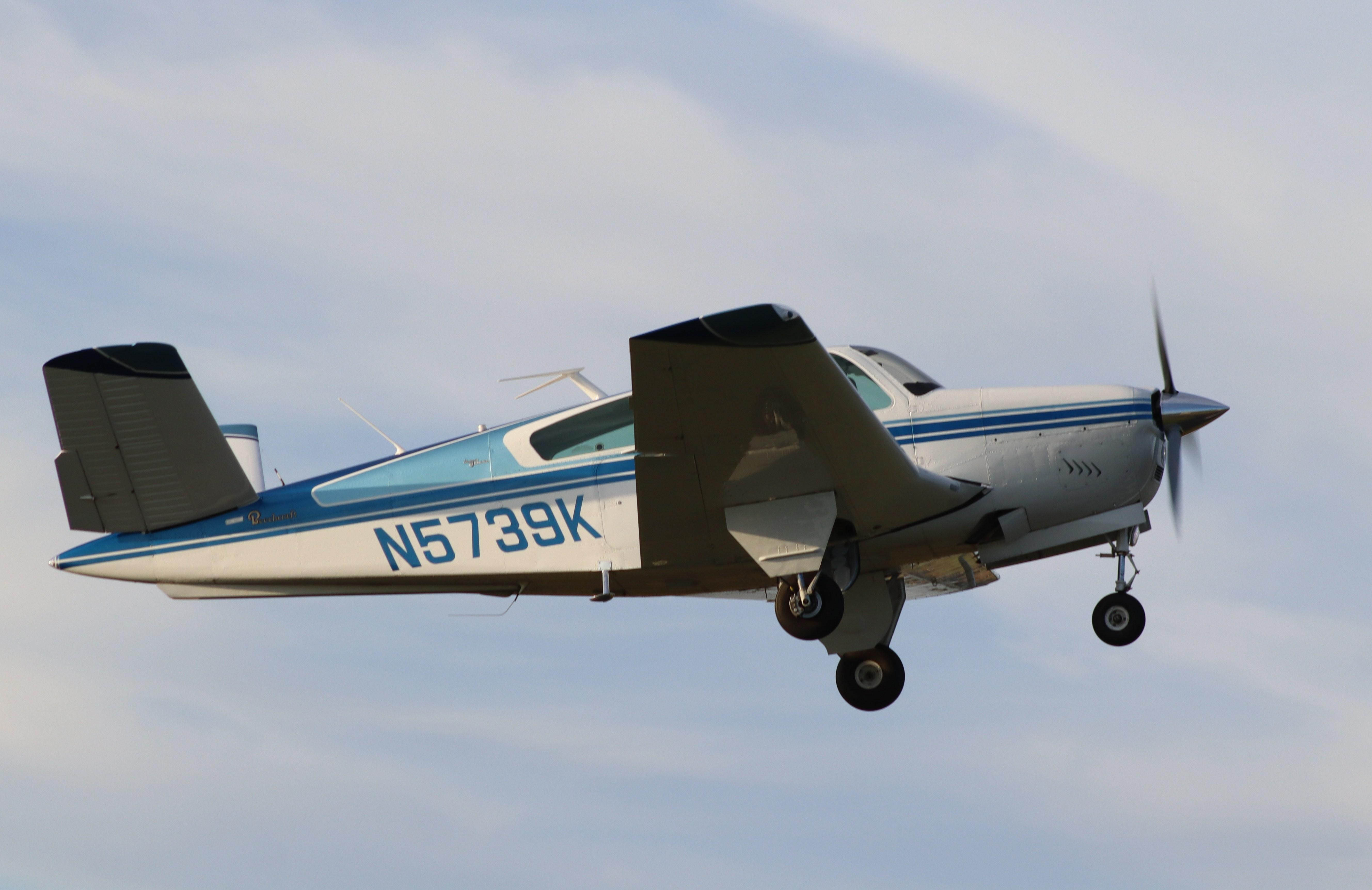 N5739K @ C77 - Beech S35 - by MarkPasqualino