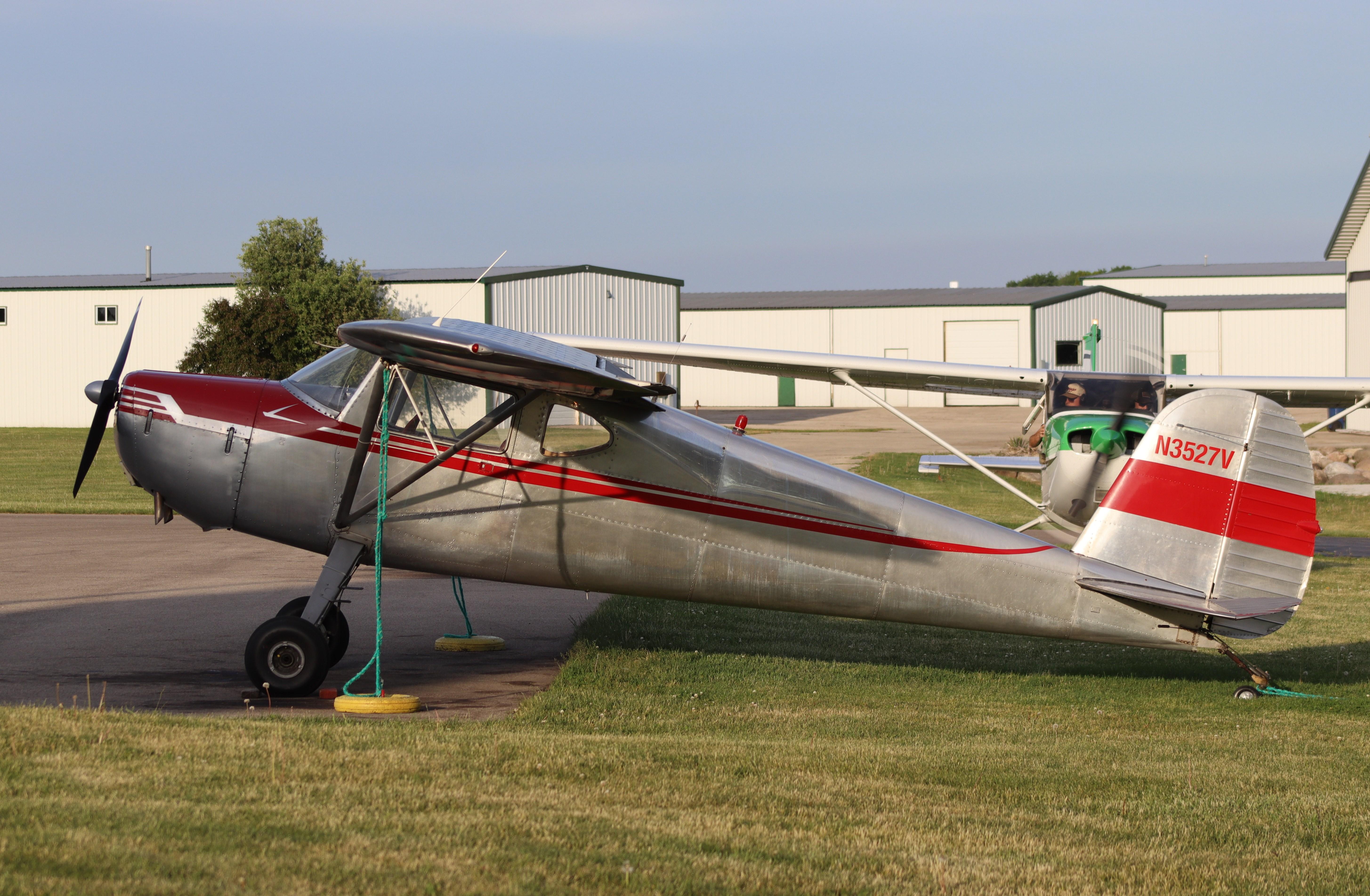 N3527V @ C77 - Cessna 140 - by MarkPasqualino