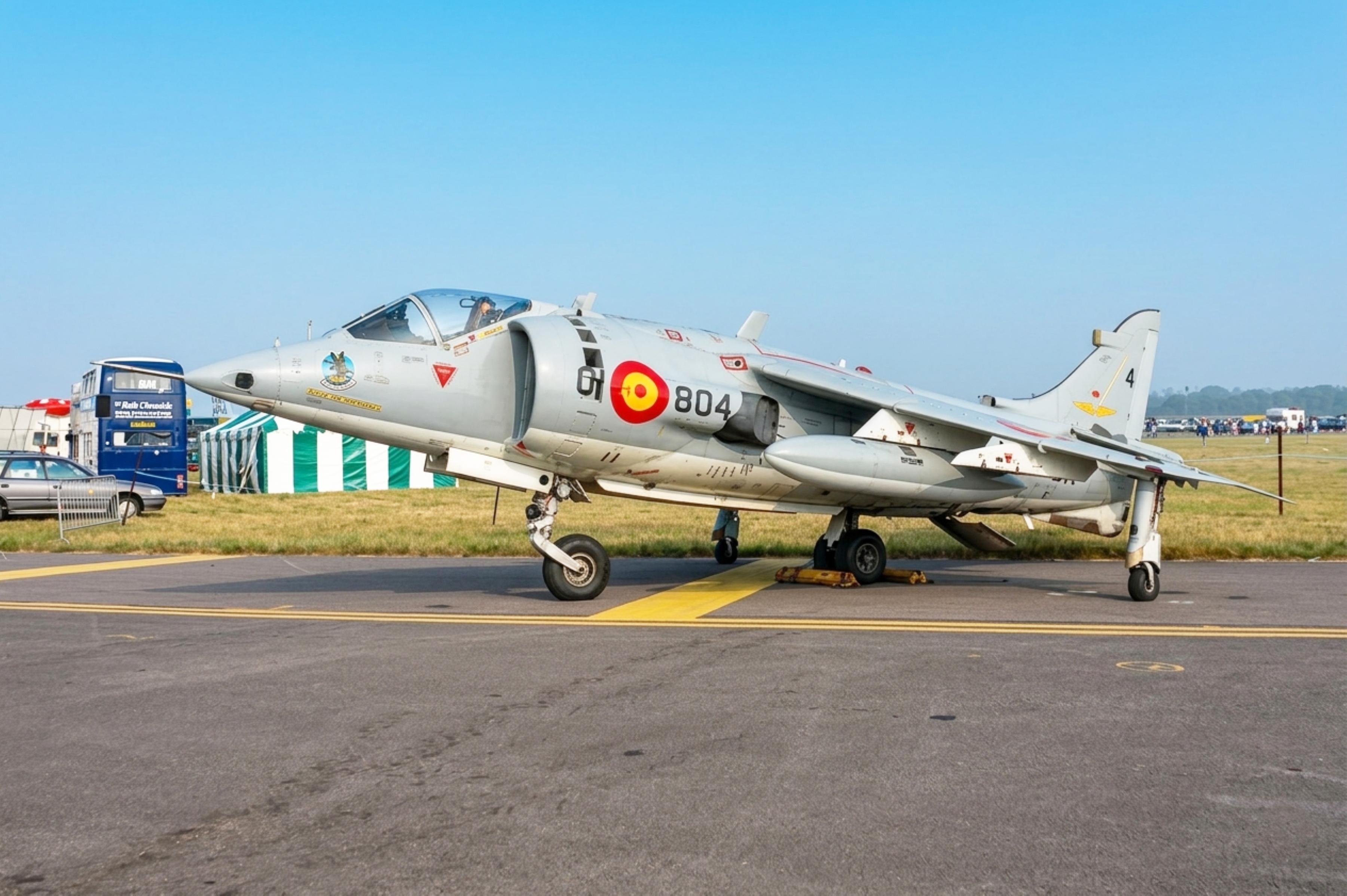 VA1-3 @ EGVA - VA.1-301 MD AV-8S Matador Spanish Navy IAT  - by PhilR