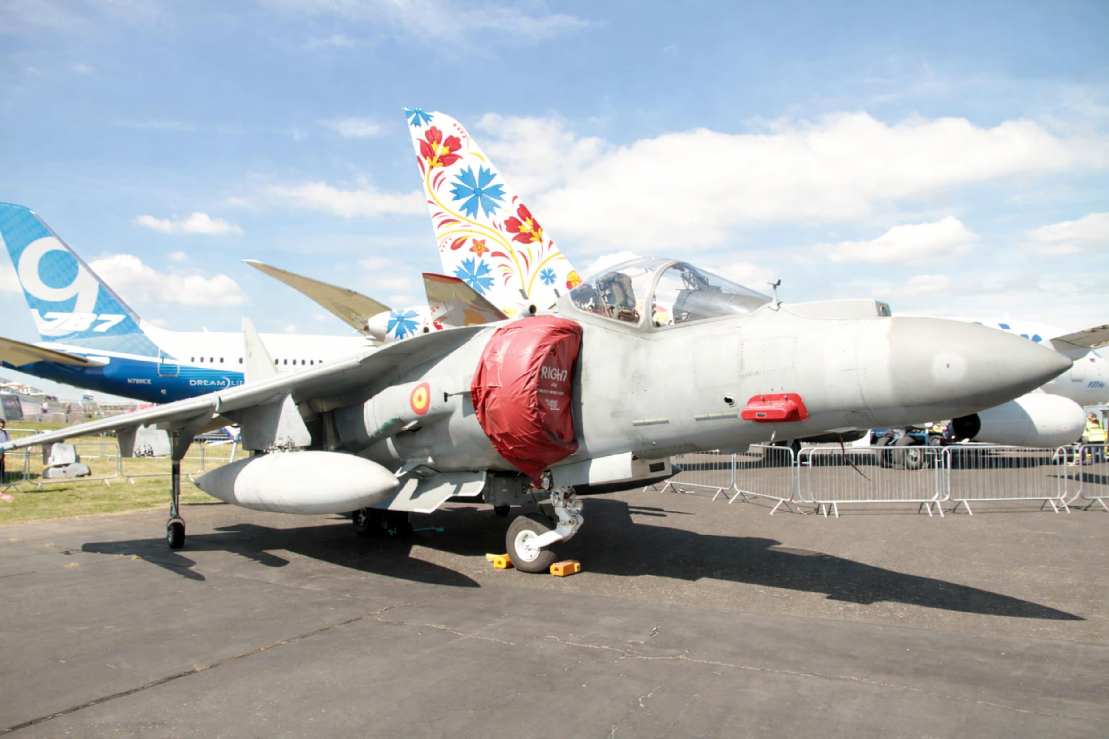VA1B-38 @ EGLF - VA.1B-38 MD EAV-8B Harrier ll Armada FIA  - by PhilR