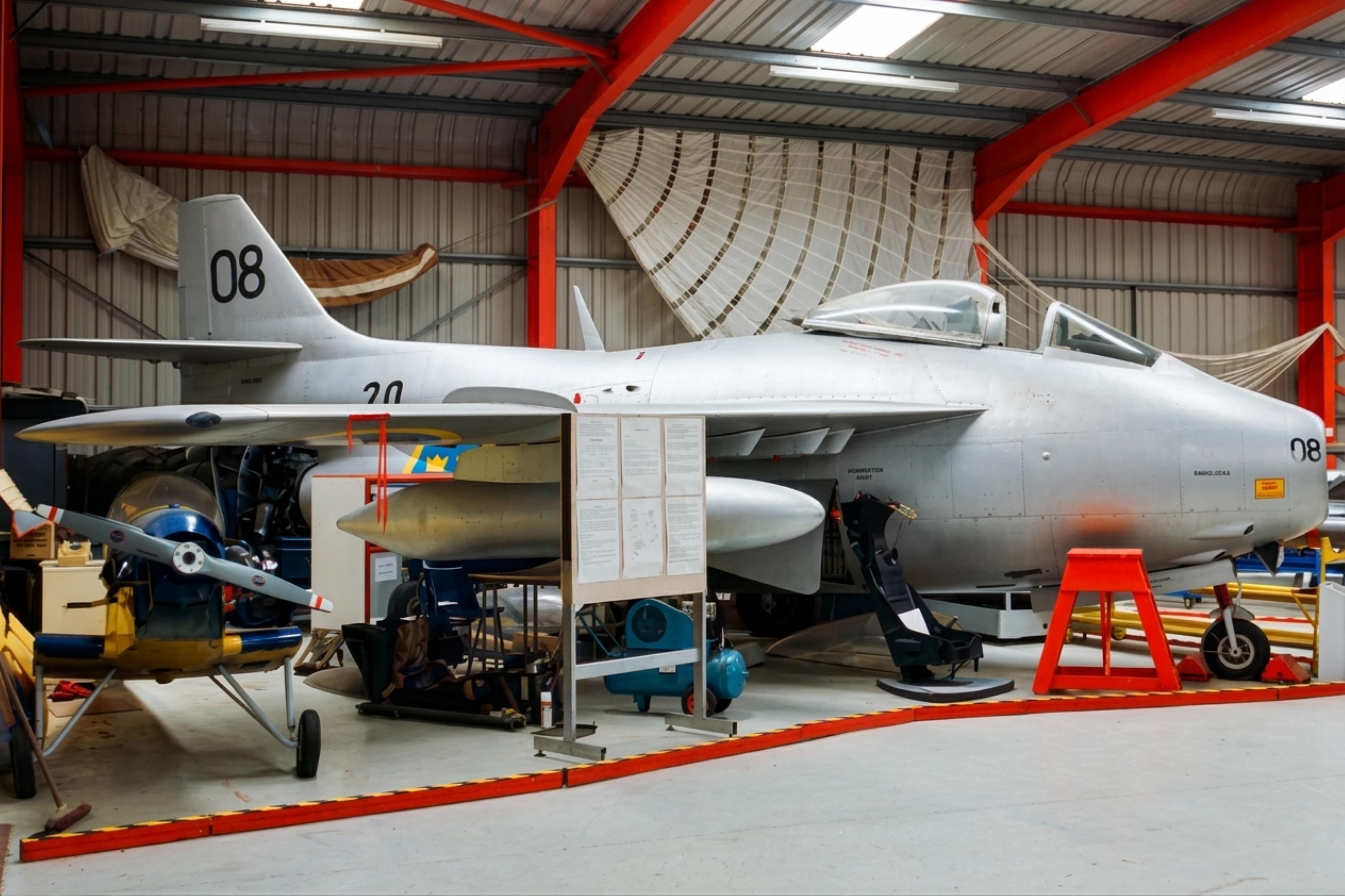 29640 @ EGBE - 29640 1948 Saab 29F Tunnan RSwedAF MAM Coventry
 - by PhilR