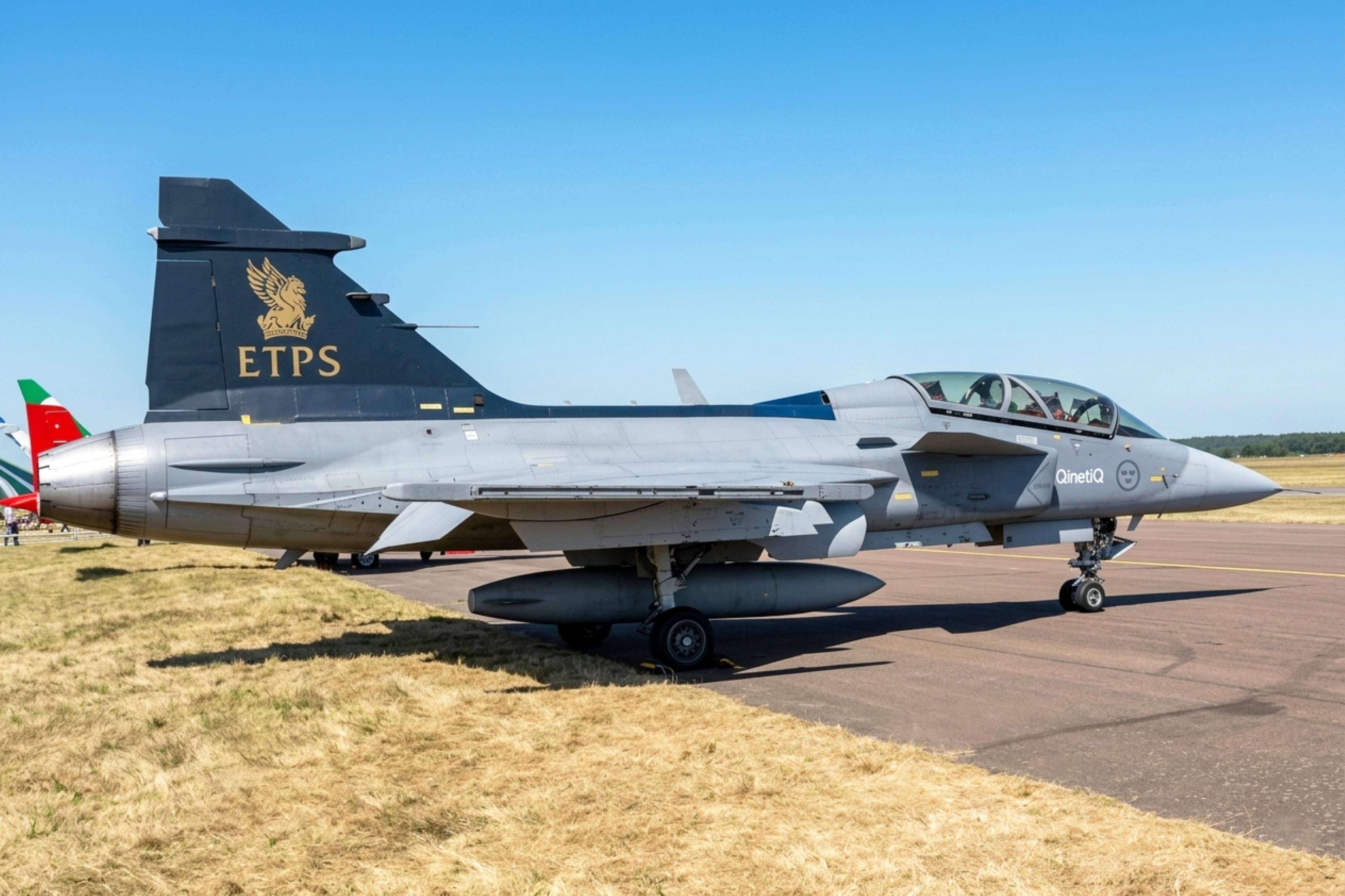 39229 @ EGLF - 39229 Saab JAS398 Gripen RSwedAF SBAC  - by PhilR