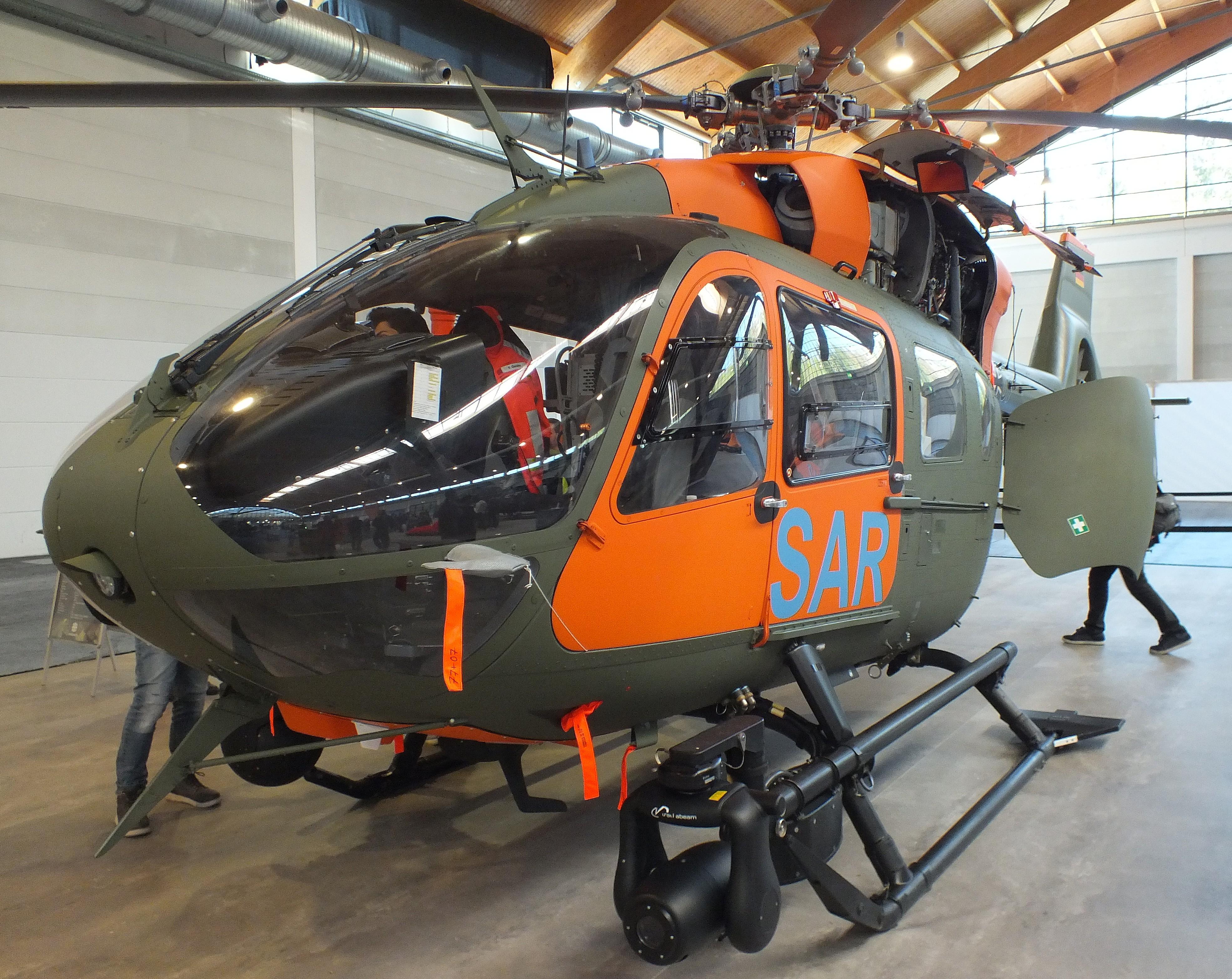 77 07 @ EDNY - Airbus Helicopters H145M LUH SAR of Heeresflieger (German army aviation) at the AERO 2026, Friedrichshafen - by iwarnecke