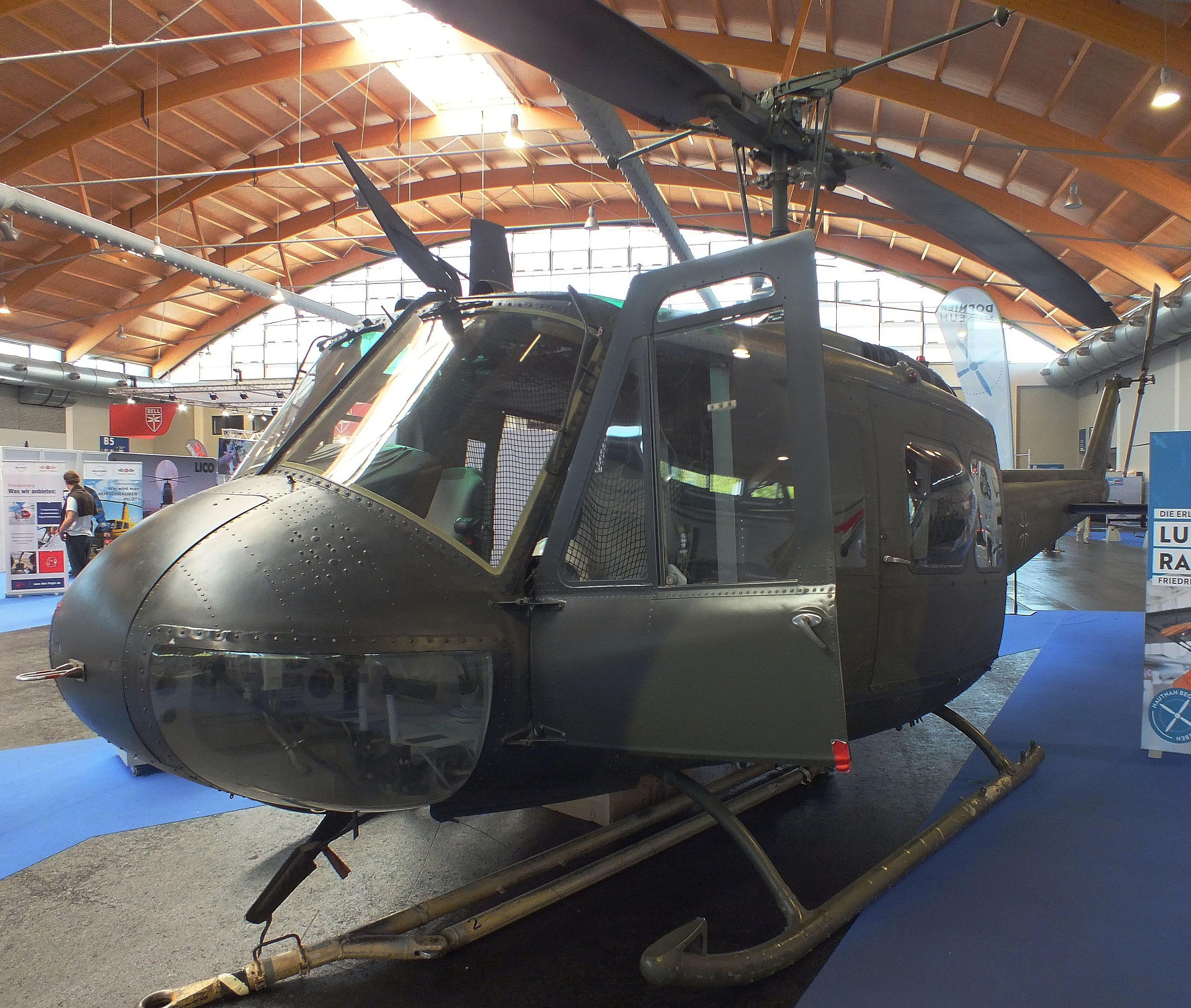 70 45 - Bell UH-1D Iroquois (preserved by the Dornier-Museum) at the AERO 2026, Friedrichshafen - by iwarnecke
