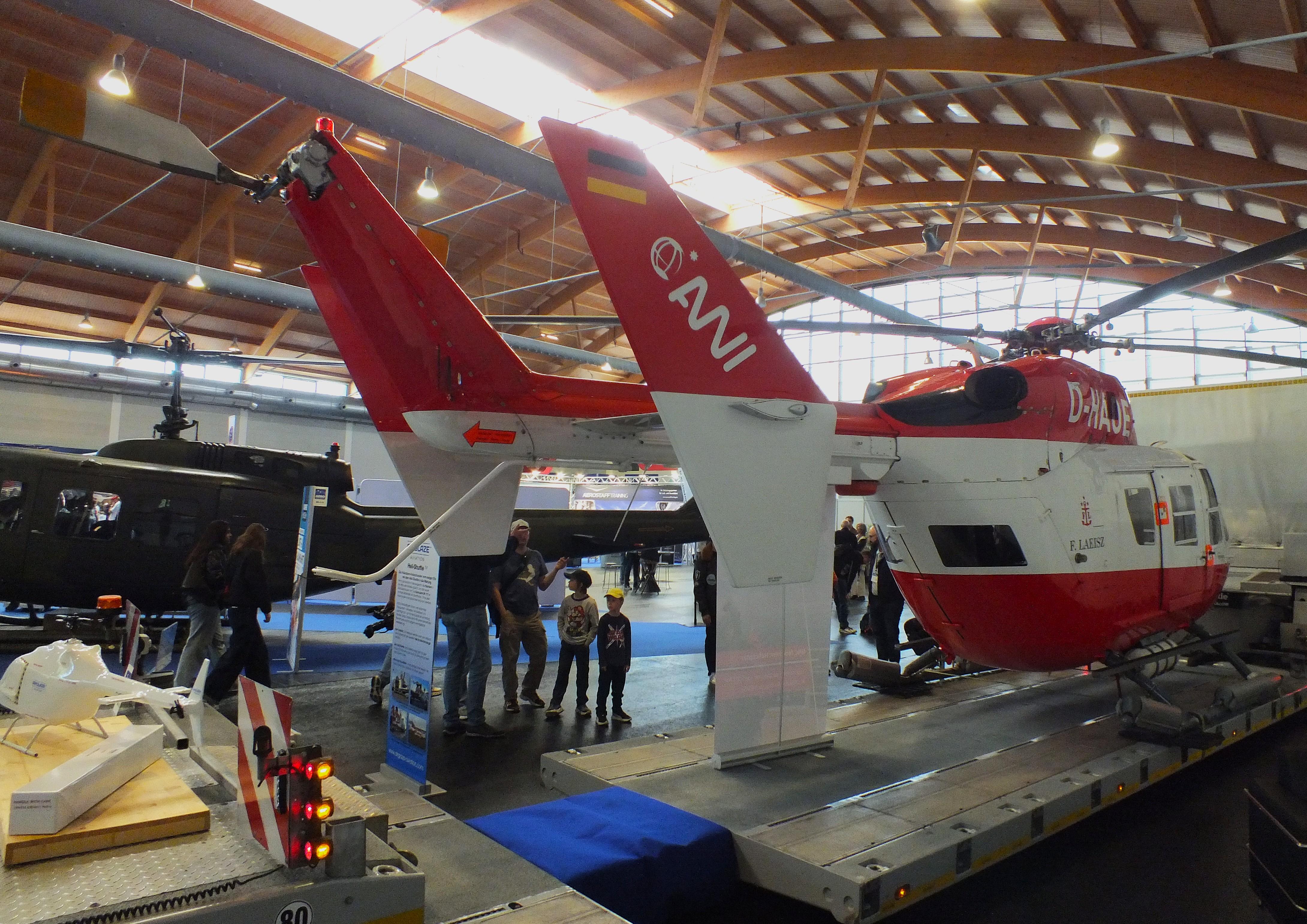 D-HAOE @ EDNY - MBB-Kawasaki BK-117C-1 of Northern Helicopter NHC at the AERO 2026, Friedrichshafen - by iwarnecke