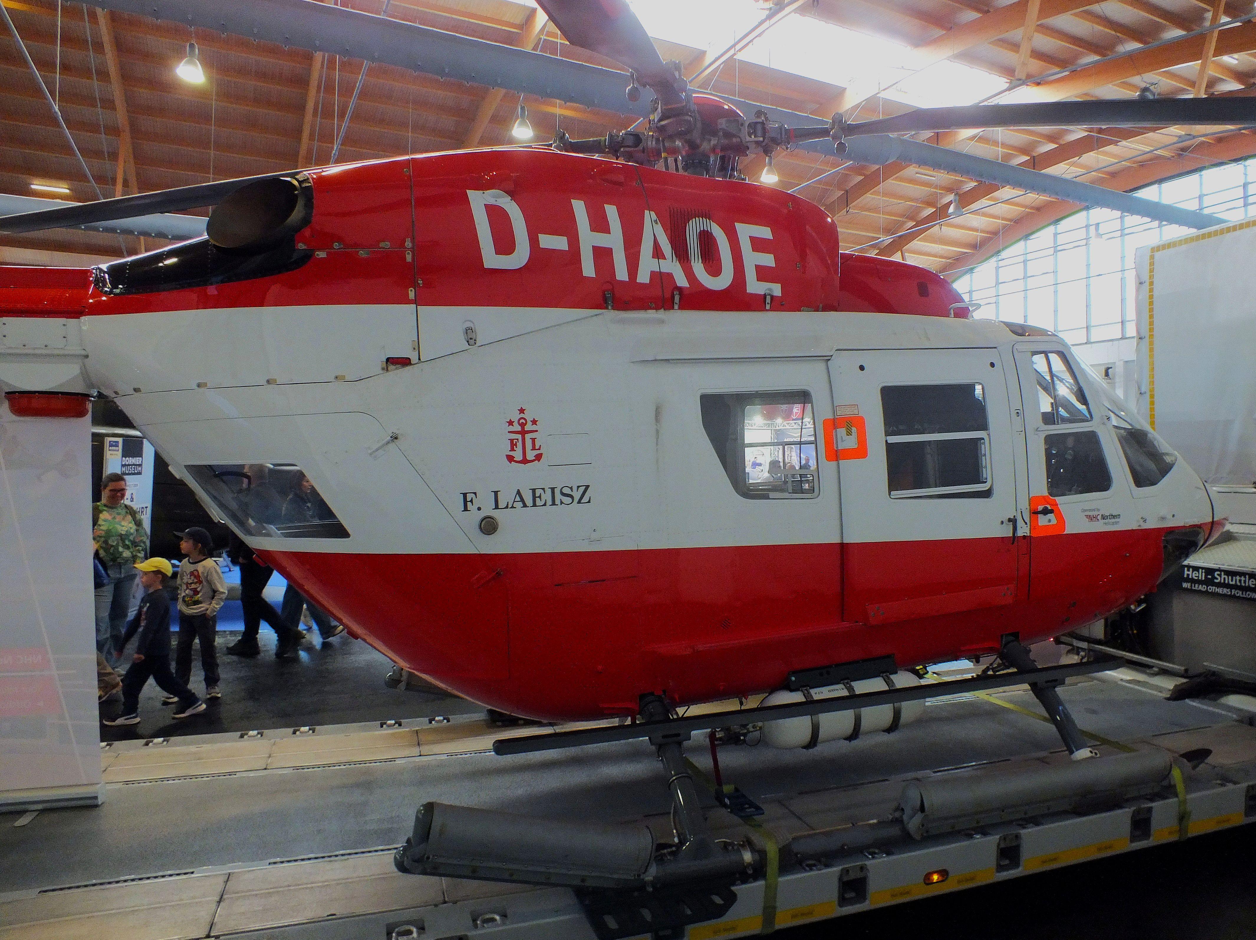 D-HAOE @ EDNY - MBB-Kawasaki BK-117C-1 of Northern Helicopter NHC at the AERO 2026, Friedrichshafen - by iwarnecke