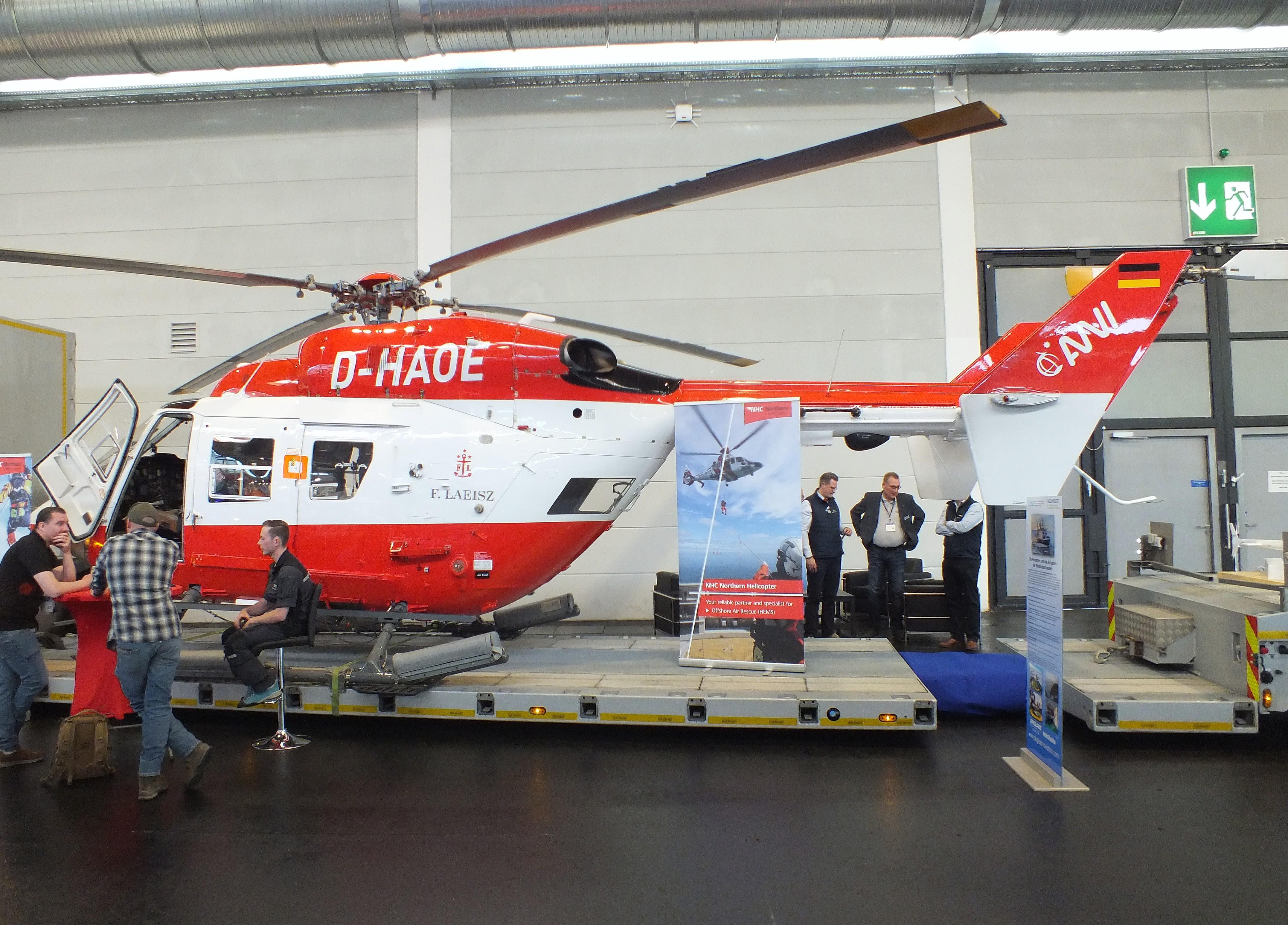D-HAOE @ EDNY - MBB-Kawasaki BK-117C-1 of Northern Helicopter NHC at the AERO 2026, Friedrichshafen - by iwarnecke