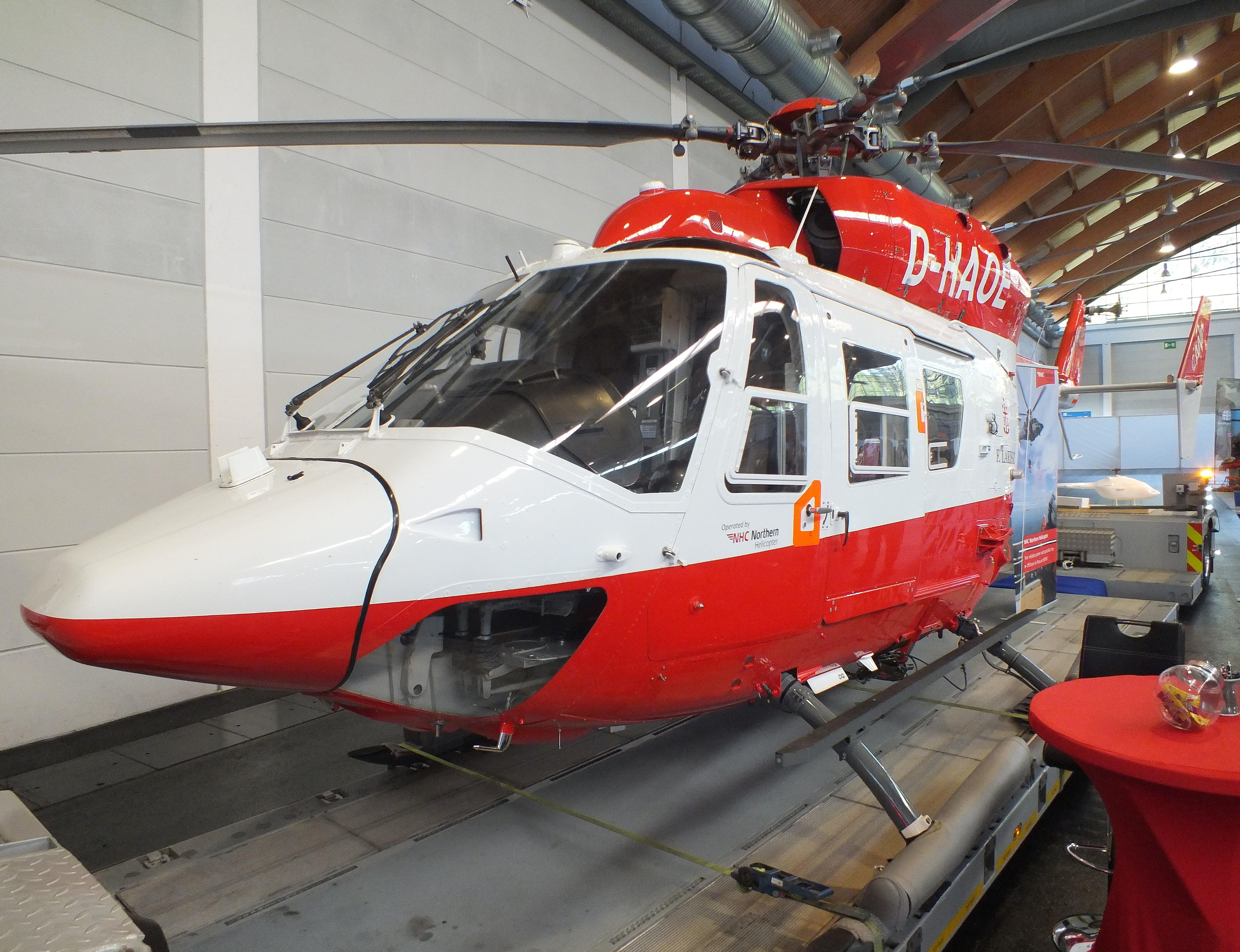 D-HAOE @ EDNY - MBB-Kawasaki BK-117C-1 of Northern Helicopter NHC at the AERO 2026, Friedrichshafen - by iwarnecke