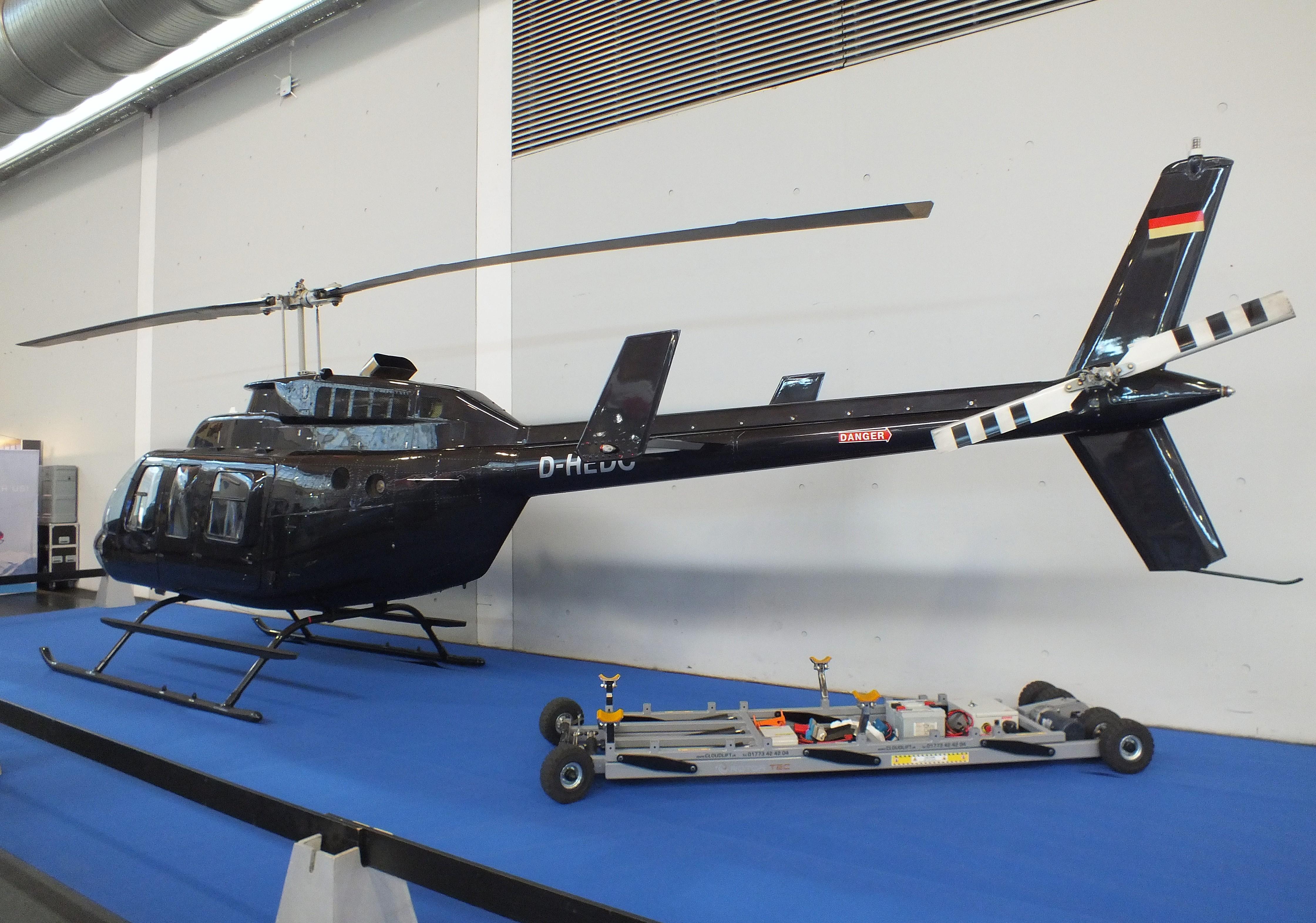 D-HEDC @ EDNY - Bell 206L-4 LongRanger IV at the AERO 2026, Friedrichshafen - by iwarnecke