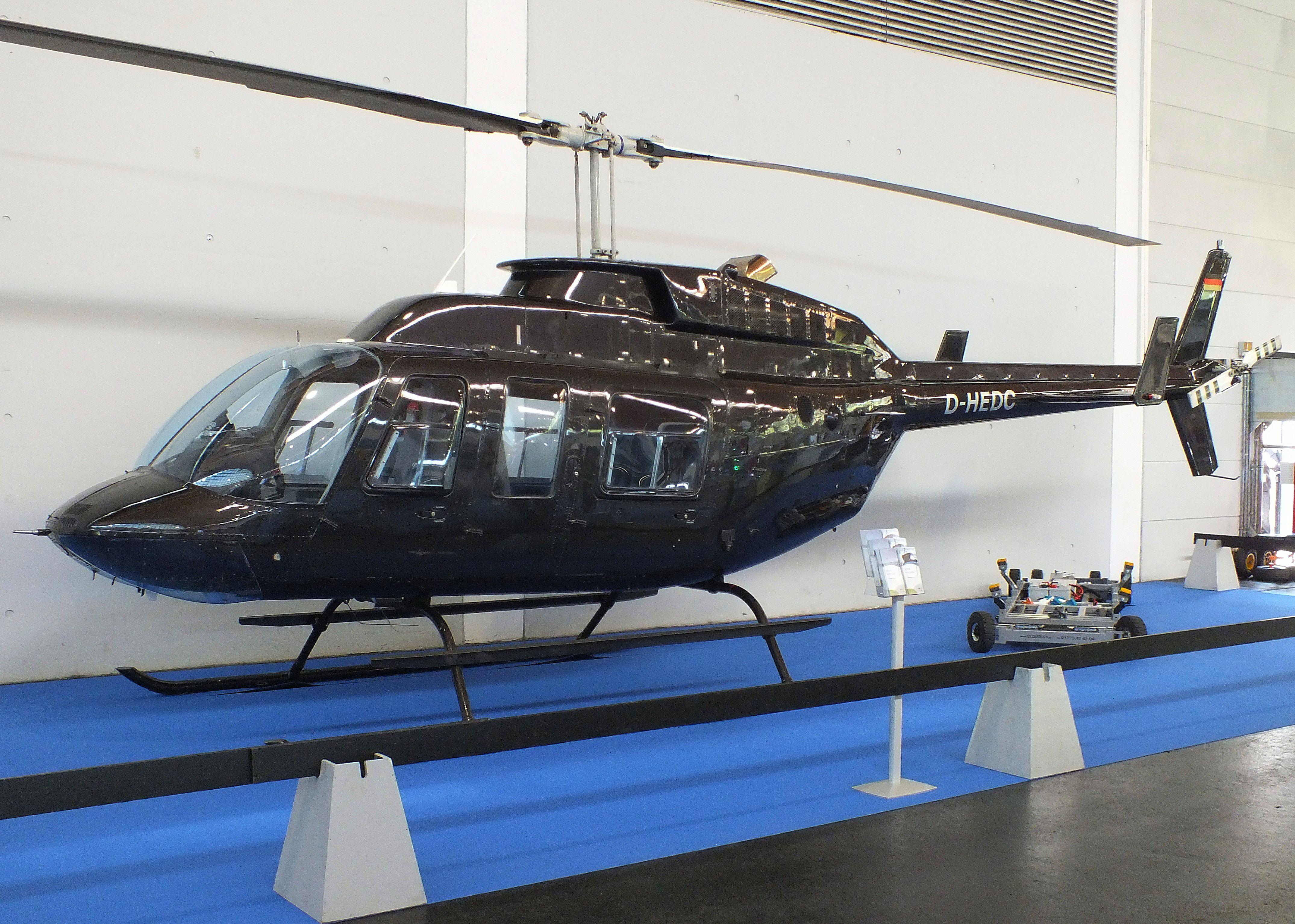 D-HEDC @ EDNY - Bell 206L-4 LongRanger IV at the AERO 2026, Friedrichshafen - by iwarnecke