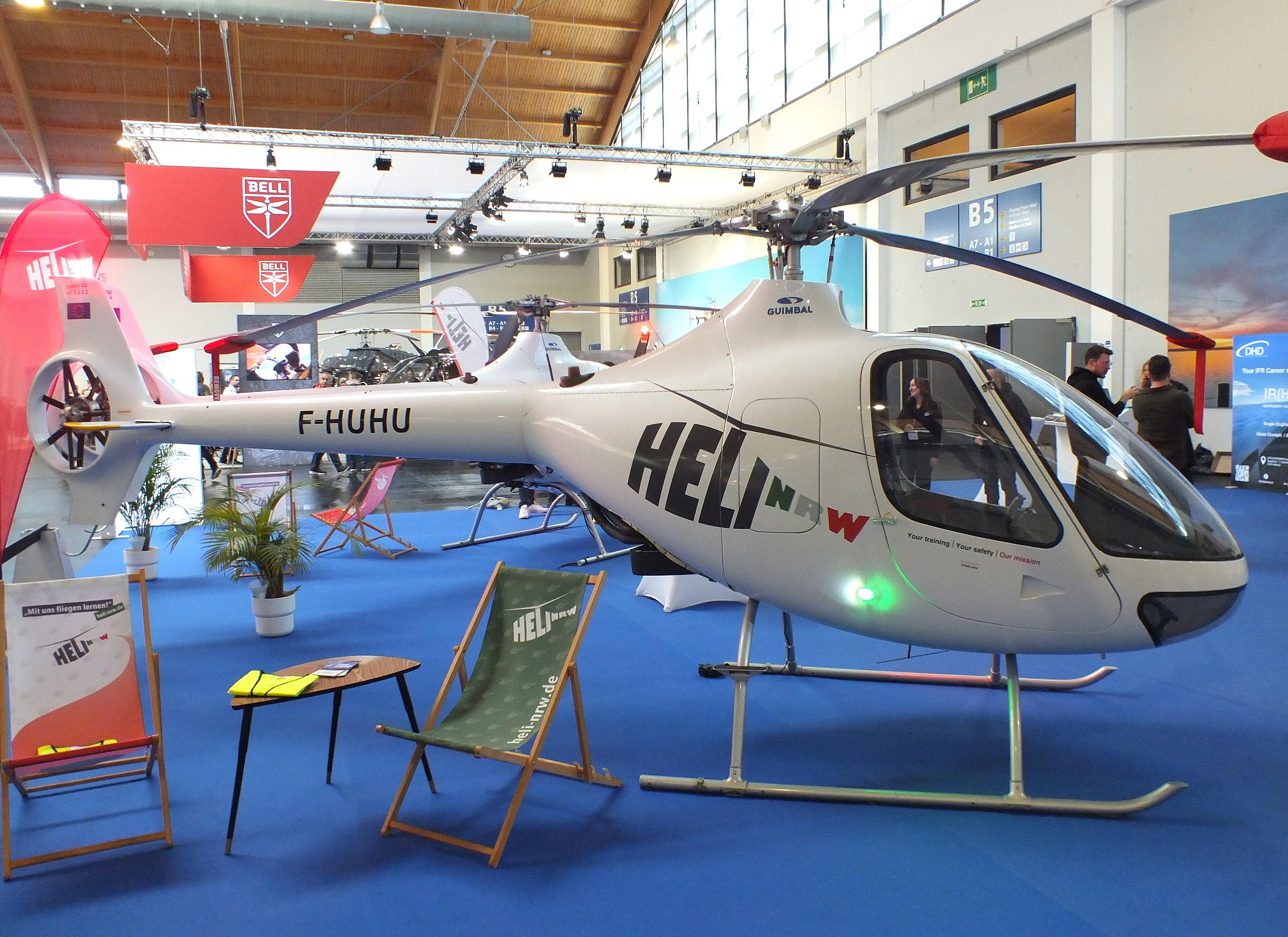 F-HUHU @ EDNY - Guimbal Cabri G2 at the AERO 2026, Friedrichshafen - by iwarnecke