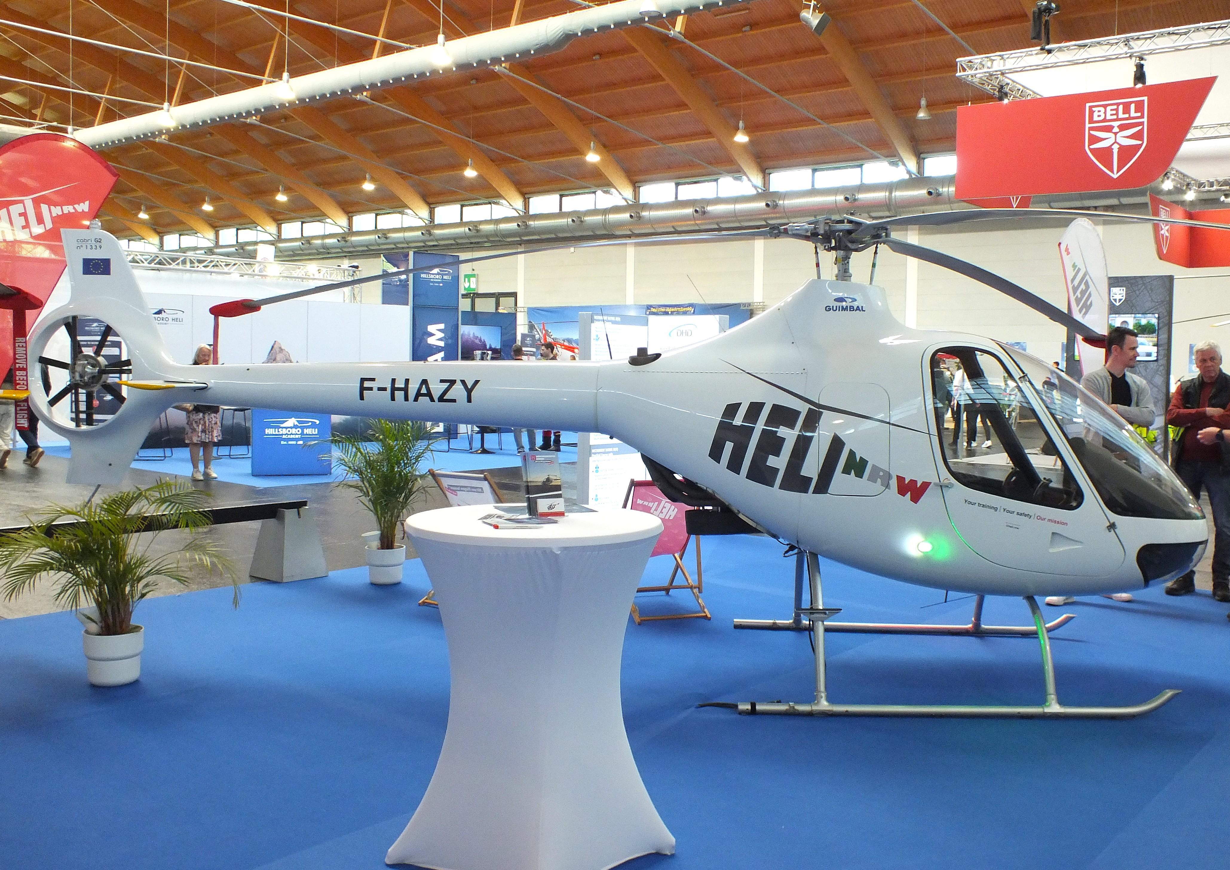 F-HAZY @ EDNY - Guimbal Cabri G2 at the AERO 2026, Friedrichshafen - by iwarnecke