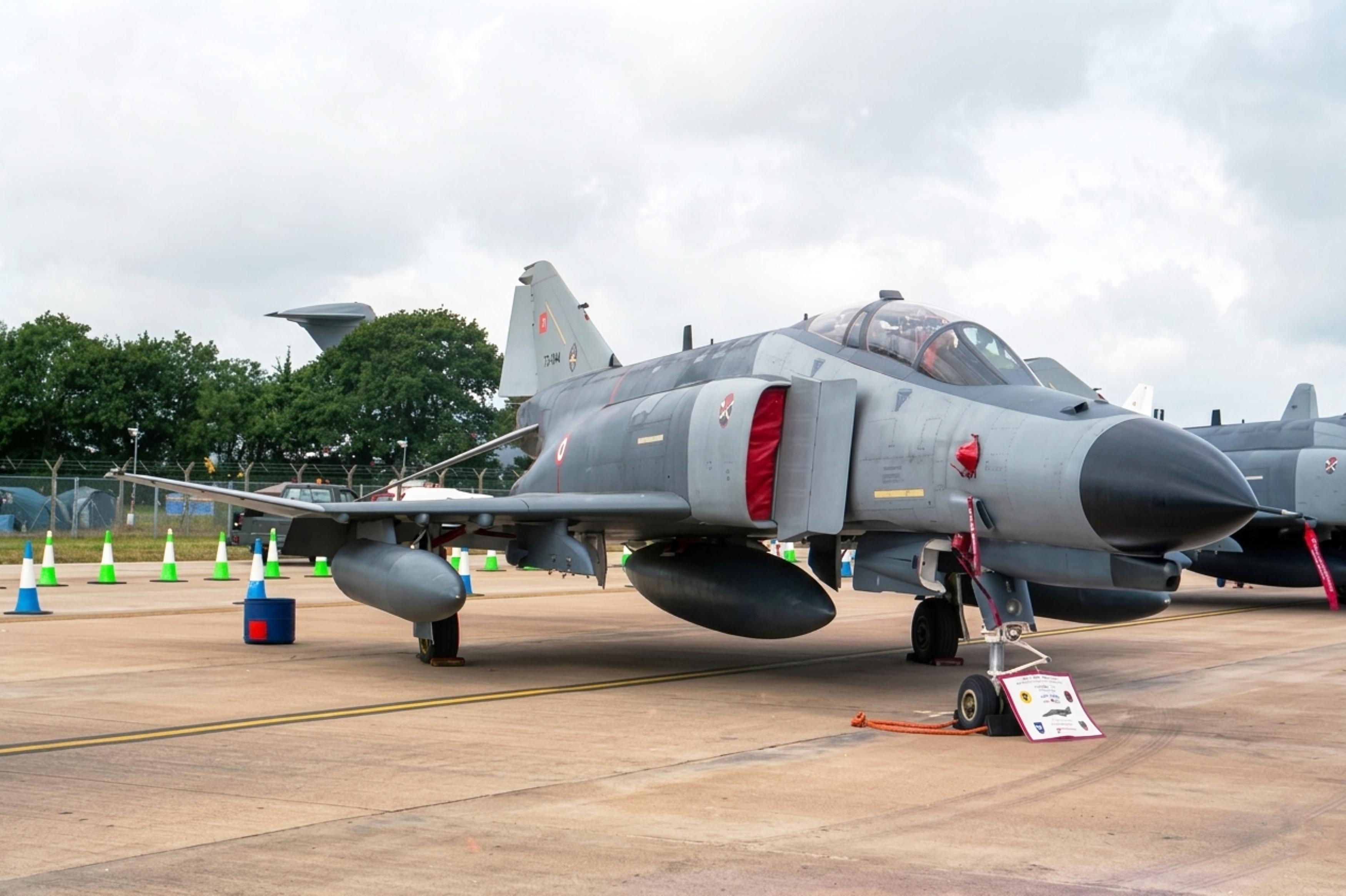 73-1044 @ EGVA - 73-1044 1973 MD F-4E Phantom ll TurkAF RIAT Fairford
 - by PhilR