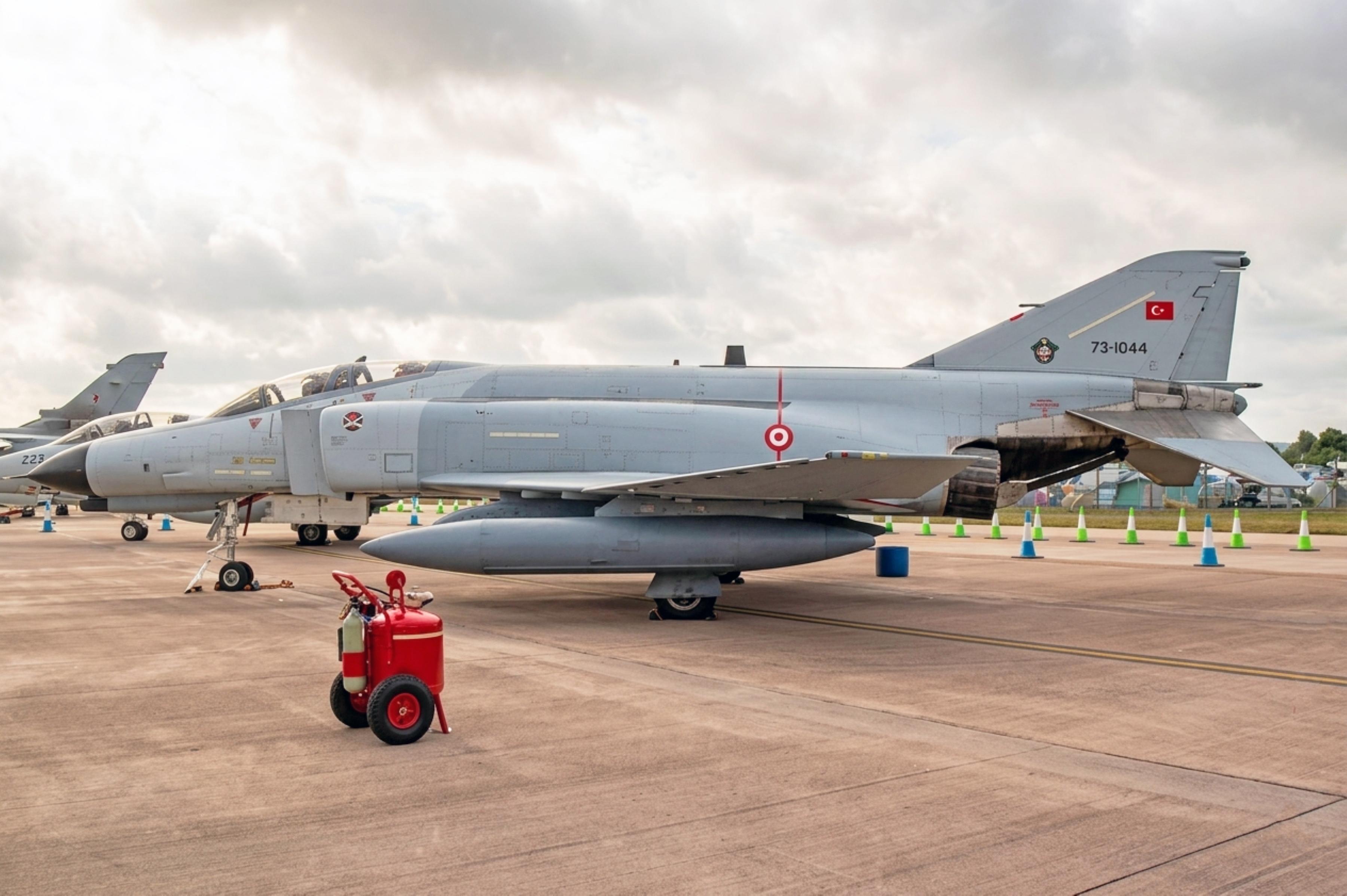 73-1044 @ EGVA - 73-1044 1973 MD F-4E Phantom ll TurkAF RIAT Fairford 
 - by PhilR