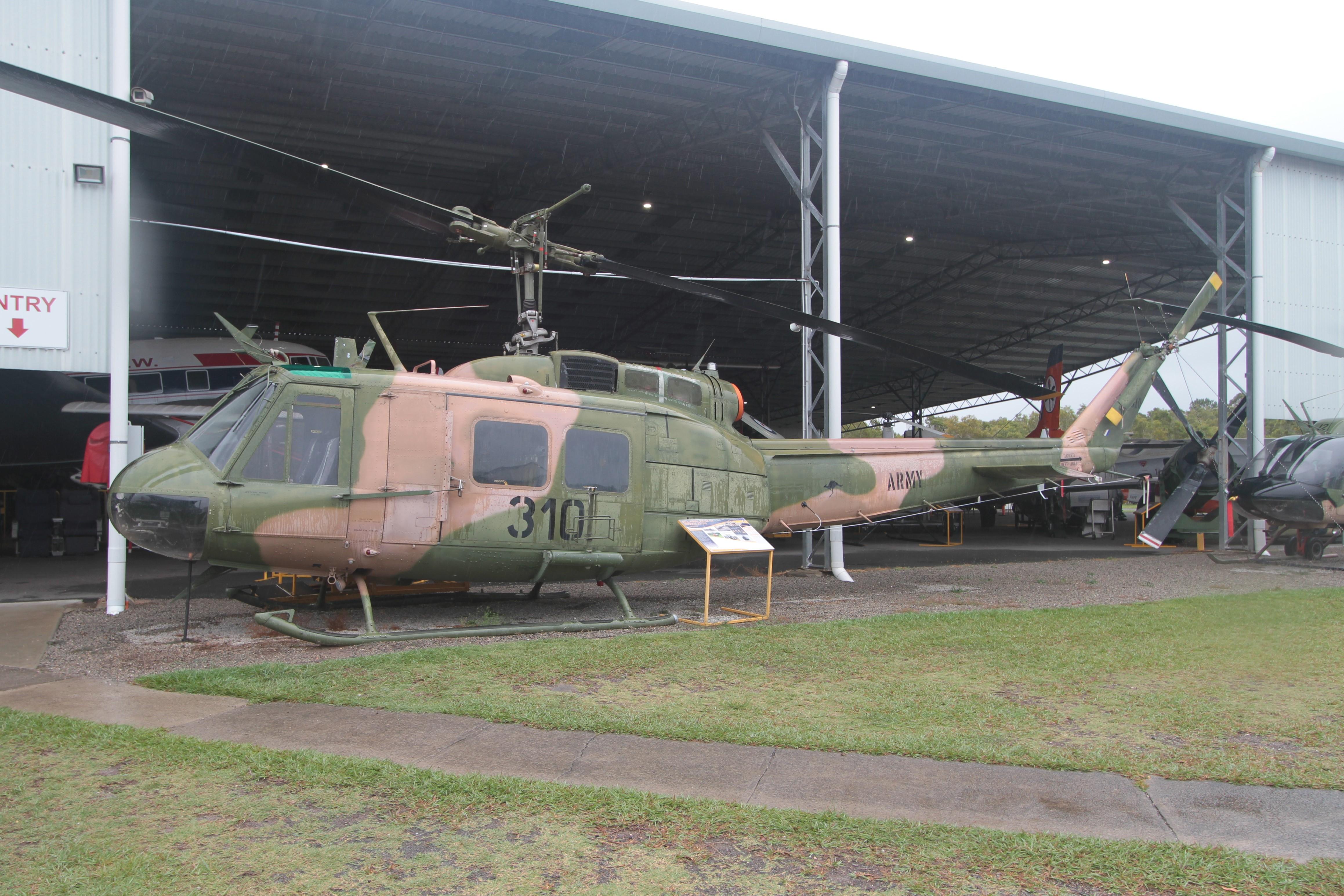 A2-310 @ YCDR - A2-310 (72-21161) 1972 Bell UH-1H Iroquois QAM Caloundra 
 - by PhilR