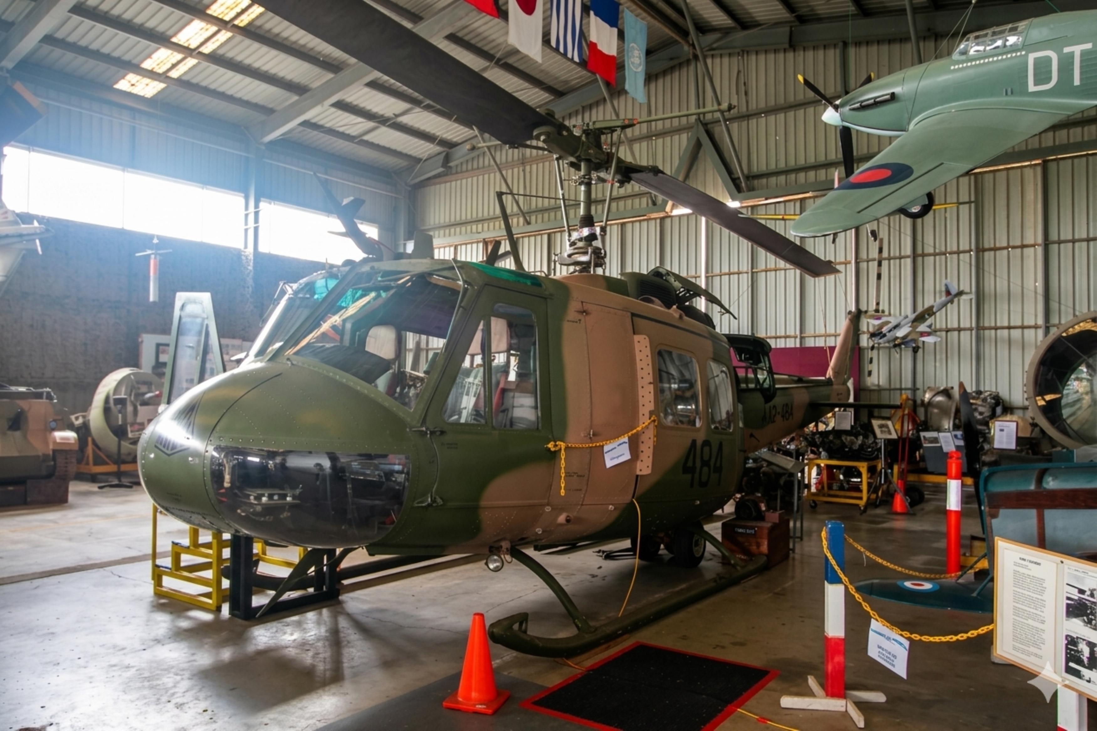 A2-484 @ YCAB - A2-484 (69-15484) 1969 Bell UH1H Iroquois Warplane & Flight Heritage Museum Caboolture 
 - by PhilR
