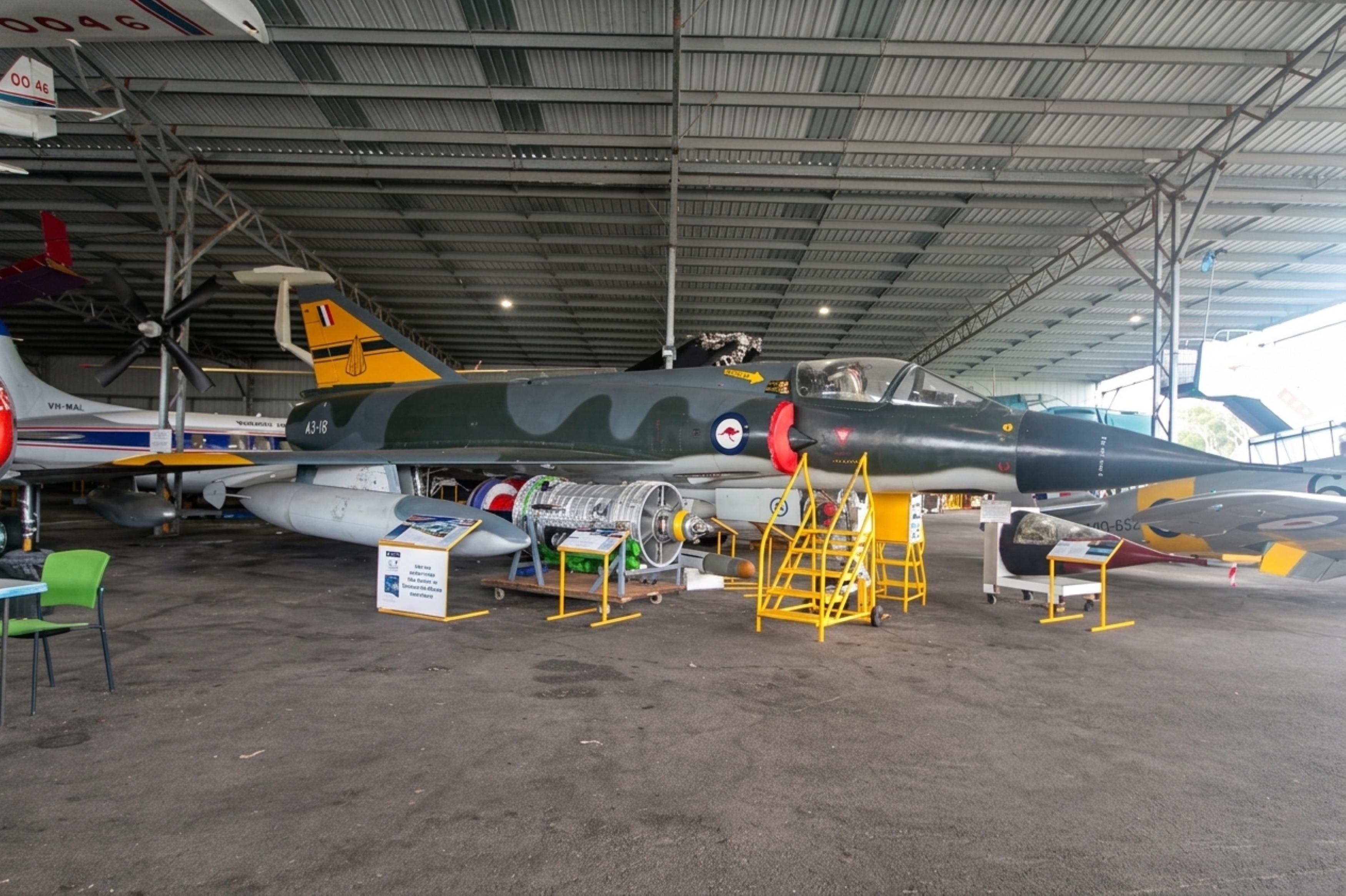 A3-16 @ YCDR - A3-16 1965 GAF Mirage IIIO(FA) QAM Caloundra
 - by PhilR