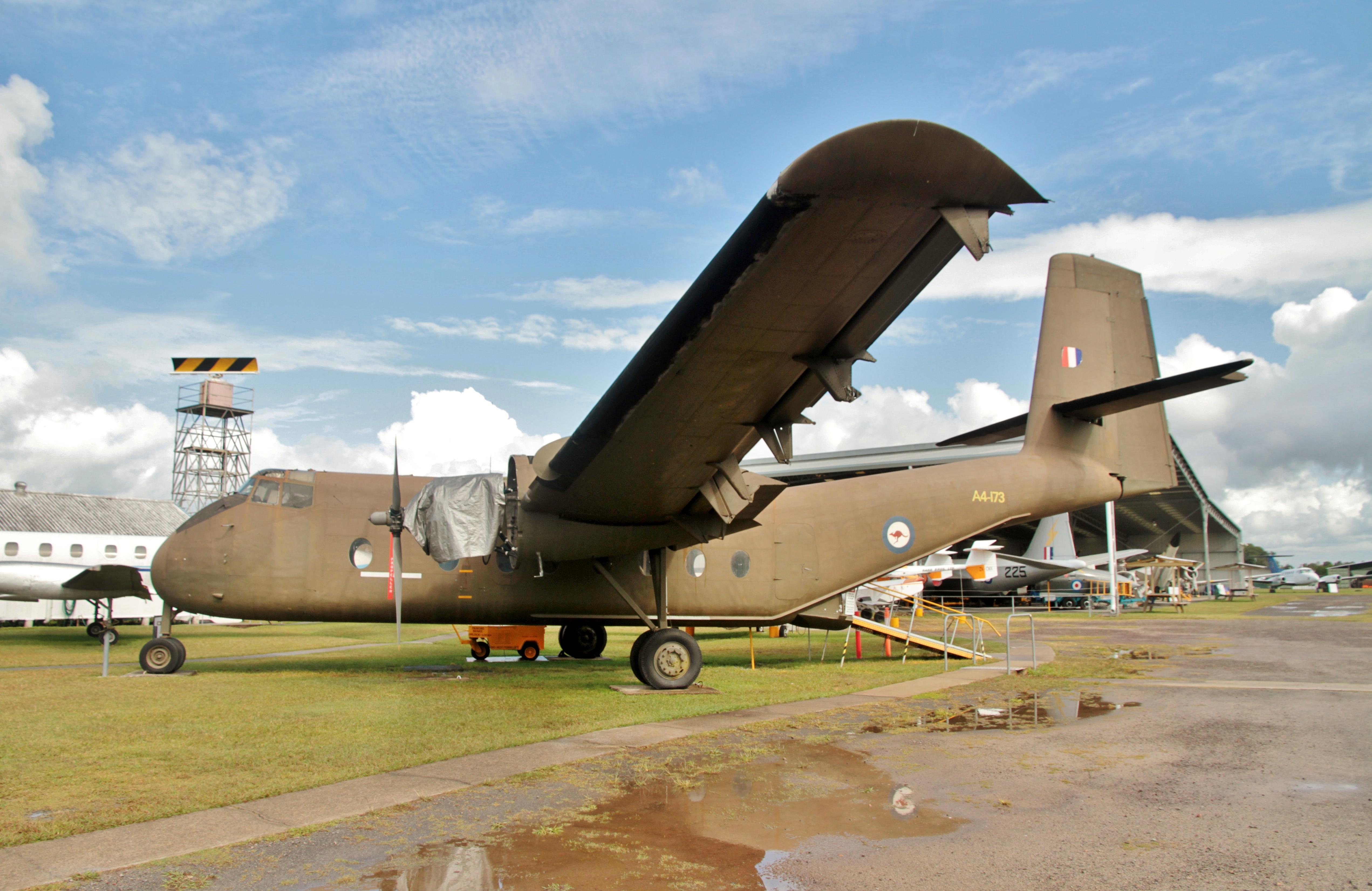 A4-173 @ YCDR - A4-173 1964 DHC-4 Caribou RAAF QAM Caloundra 
 - by PhilR