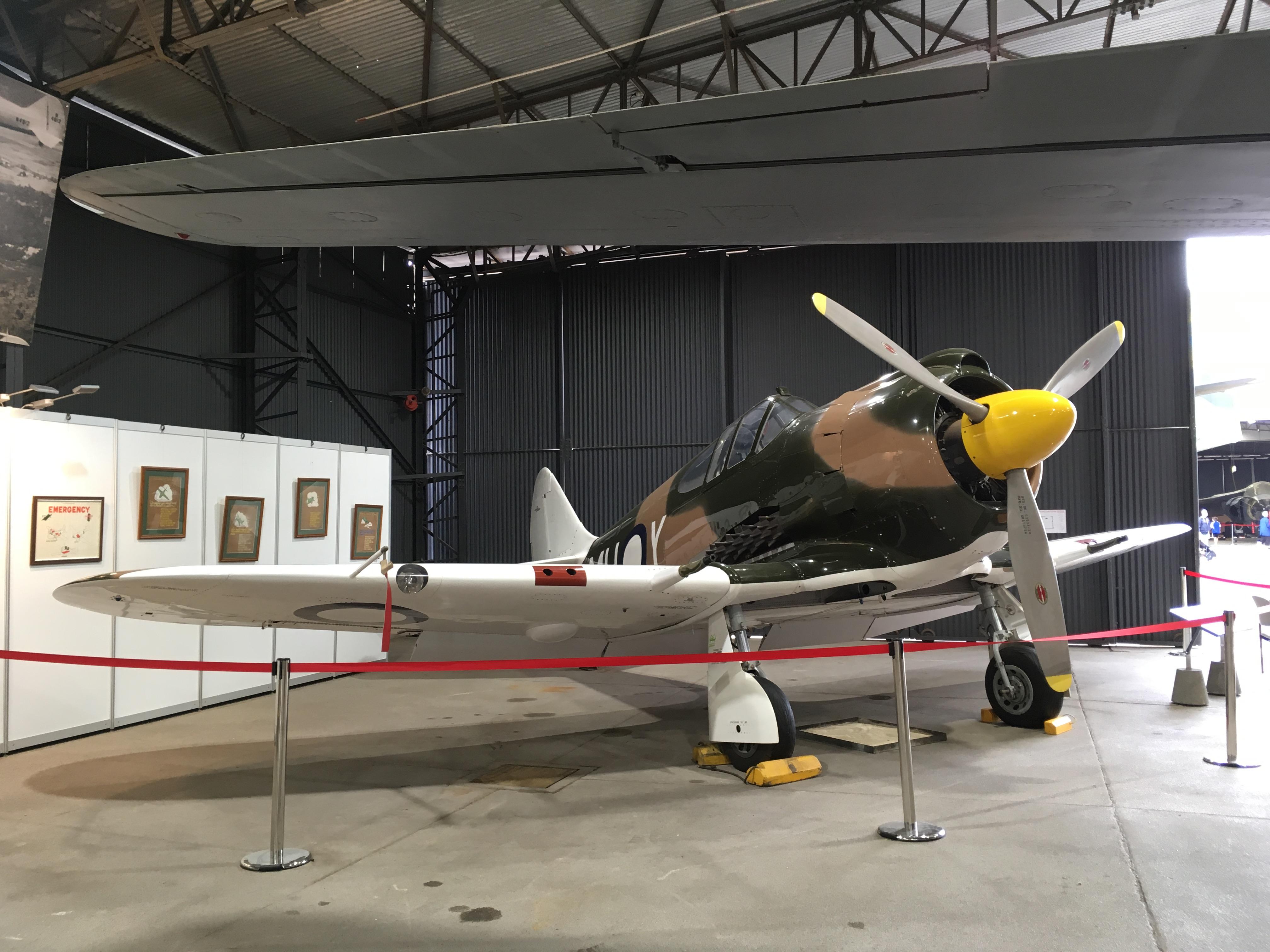 VH-BOM @ YAMB - A46-206 1944 CAC CA-19 Boomerang RAAF Amberley 
 - by PhilR