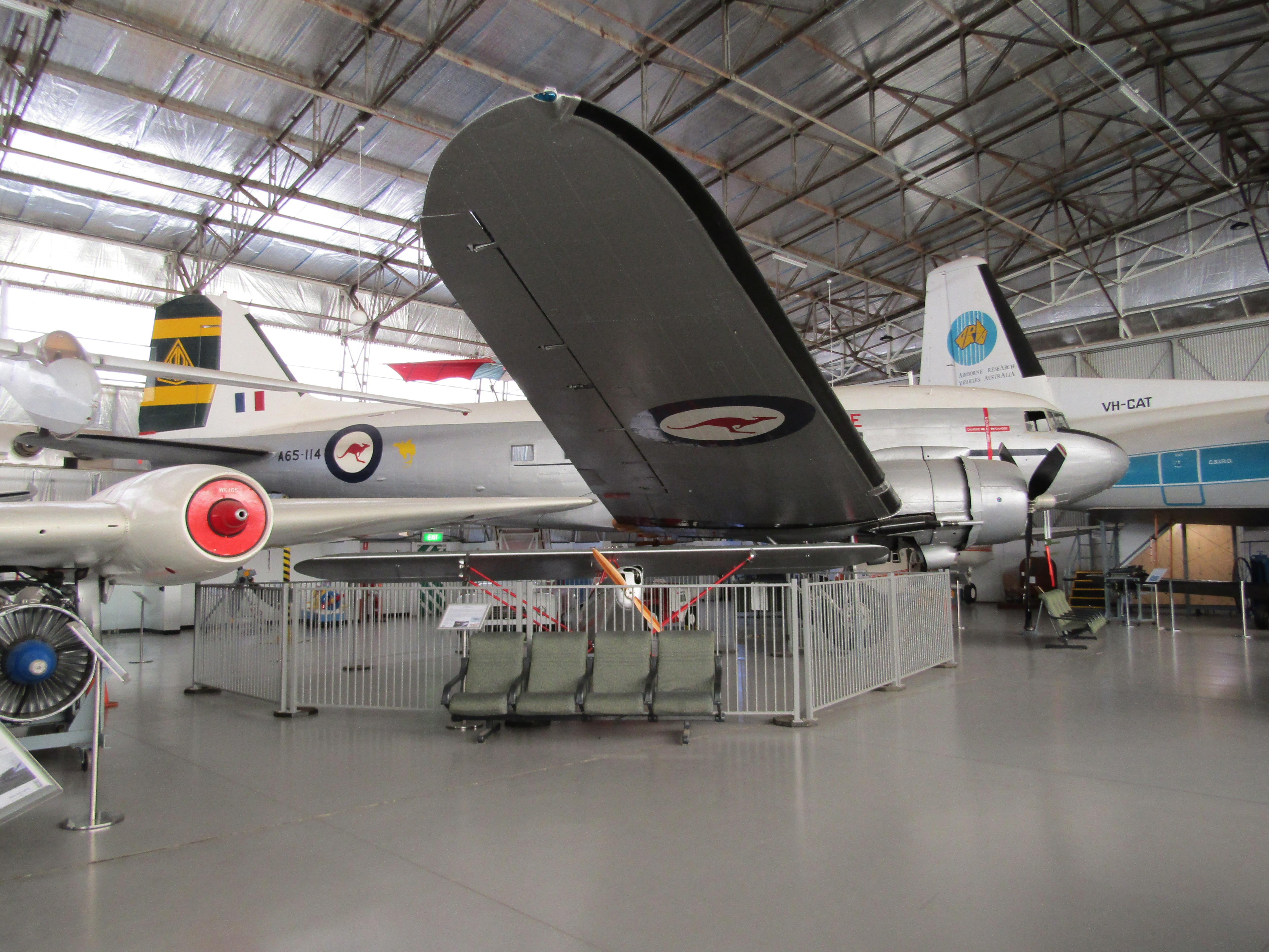 A65-114 @ YPAD - A65-114 1945 Douglas C-47B SAAM Port Adelaide  - by PhilR