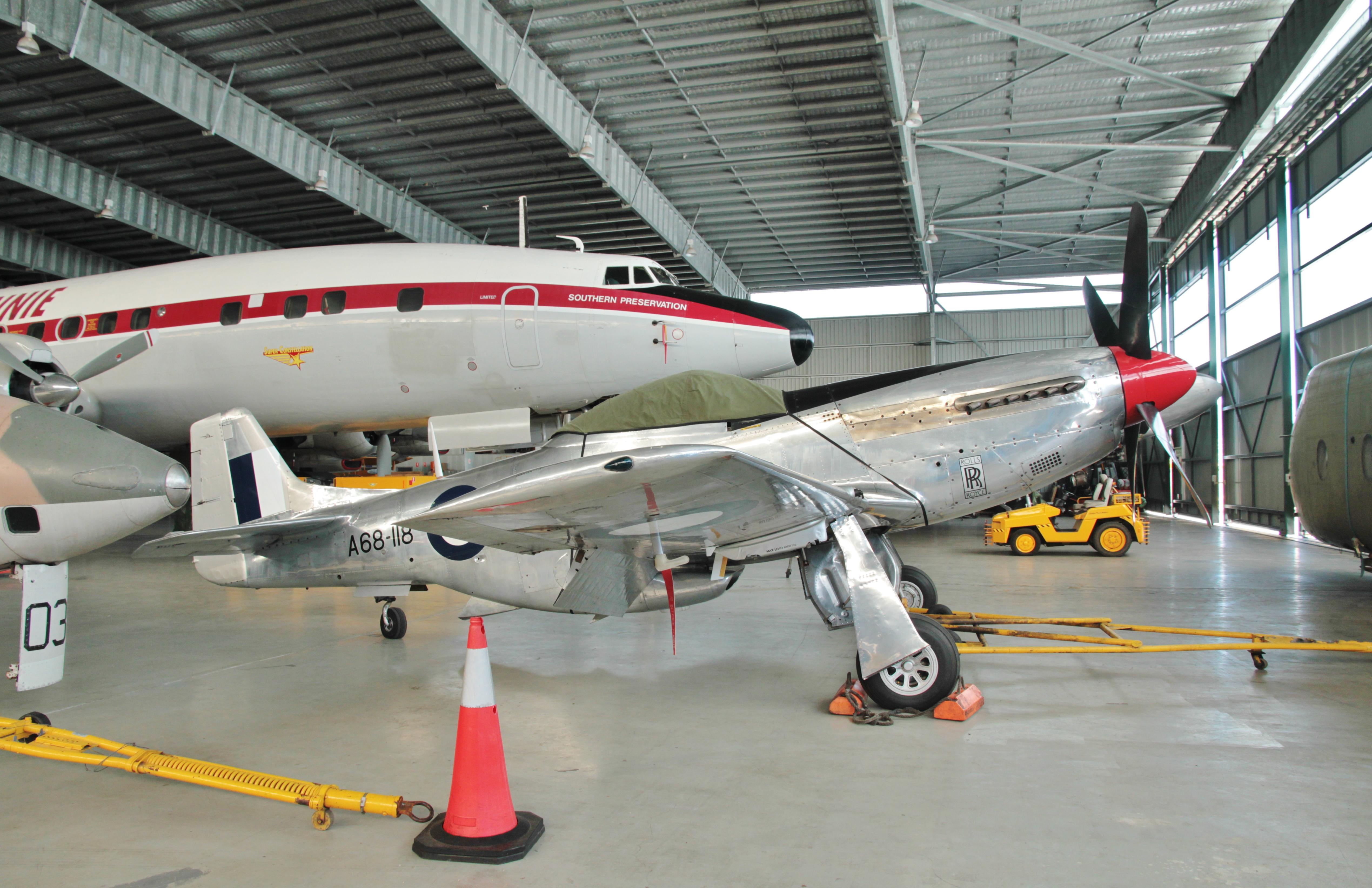 VH-AGJ @ YSHL - A68-118 1948 CAC CA-18 Mustang Mk lll RAAF HARS Illawarra 
 - by PhilR