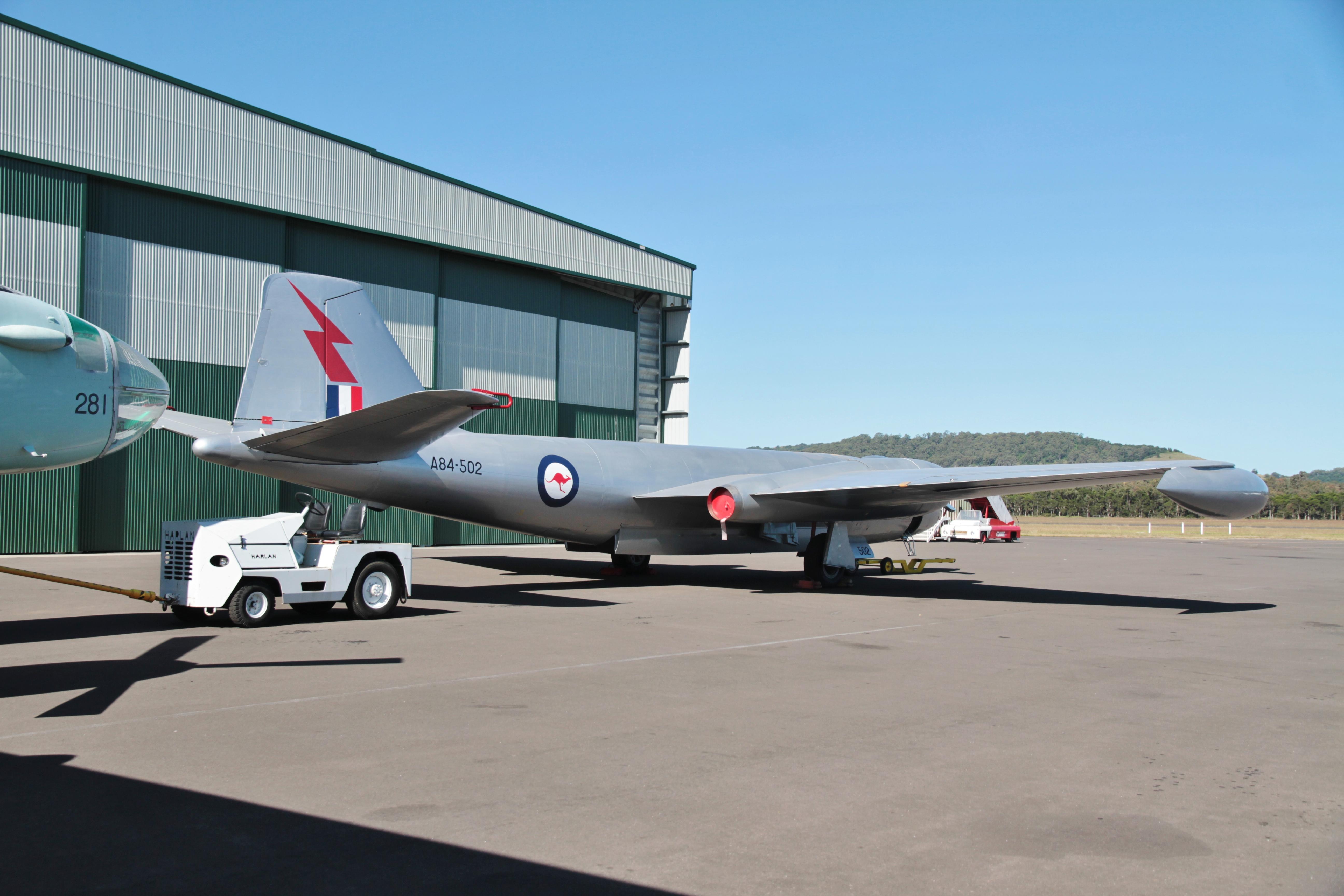 A84-502 @ YSHL - A84-502 (WT392) 1956 EE Canberra T4 RAAF HARS Illawarra 
 - by PhilR