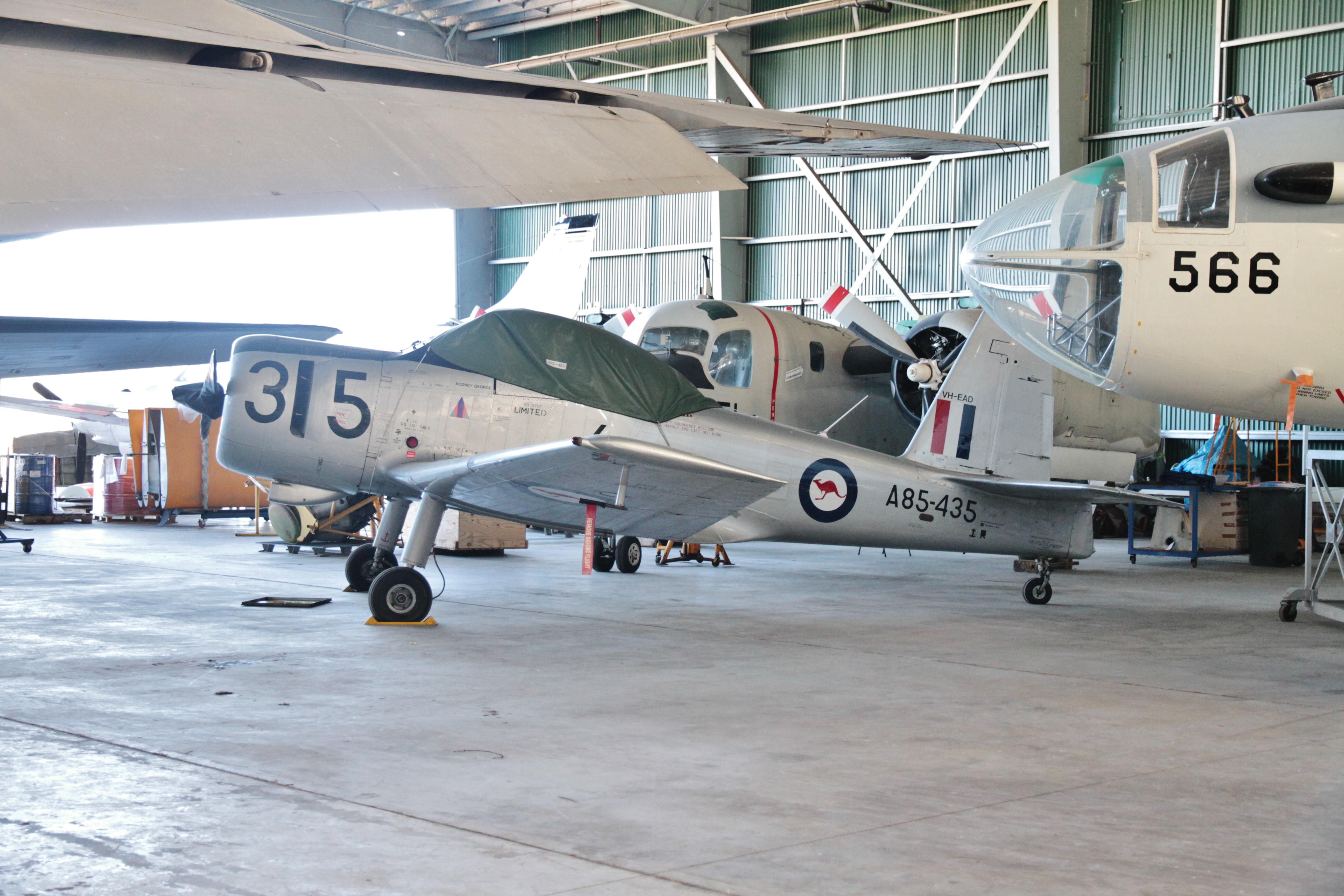 A85-435 @ YSHL - A85-435 (VH-EAD) 1956 CAC-25 Winjeel RAAFHARS Illawarra 
 - by PhilR