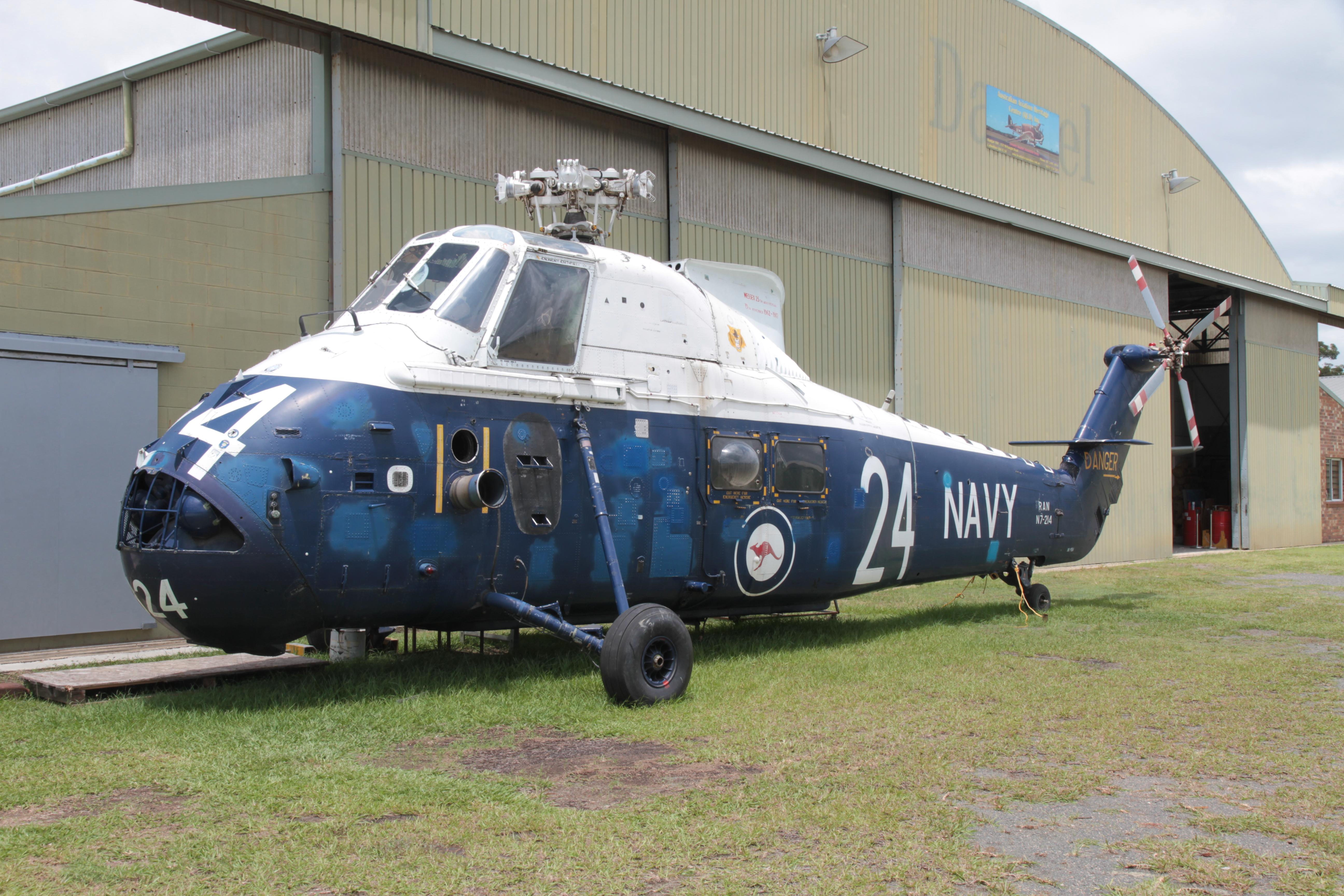 N7-214 @ YCAB - N7-214 1963 Westland WS60 Wessex RAN Caboolture 
 - by PhilR