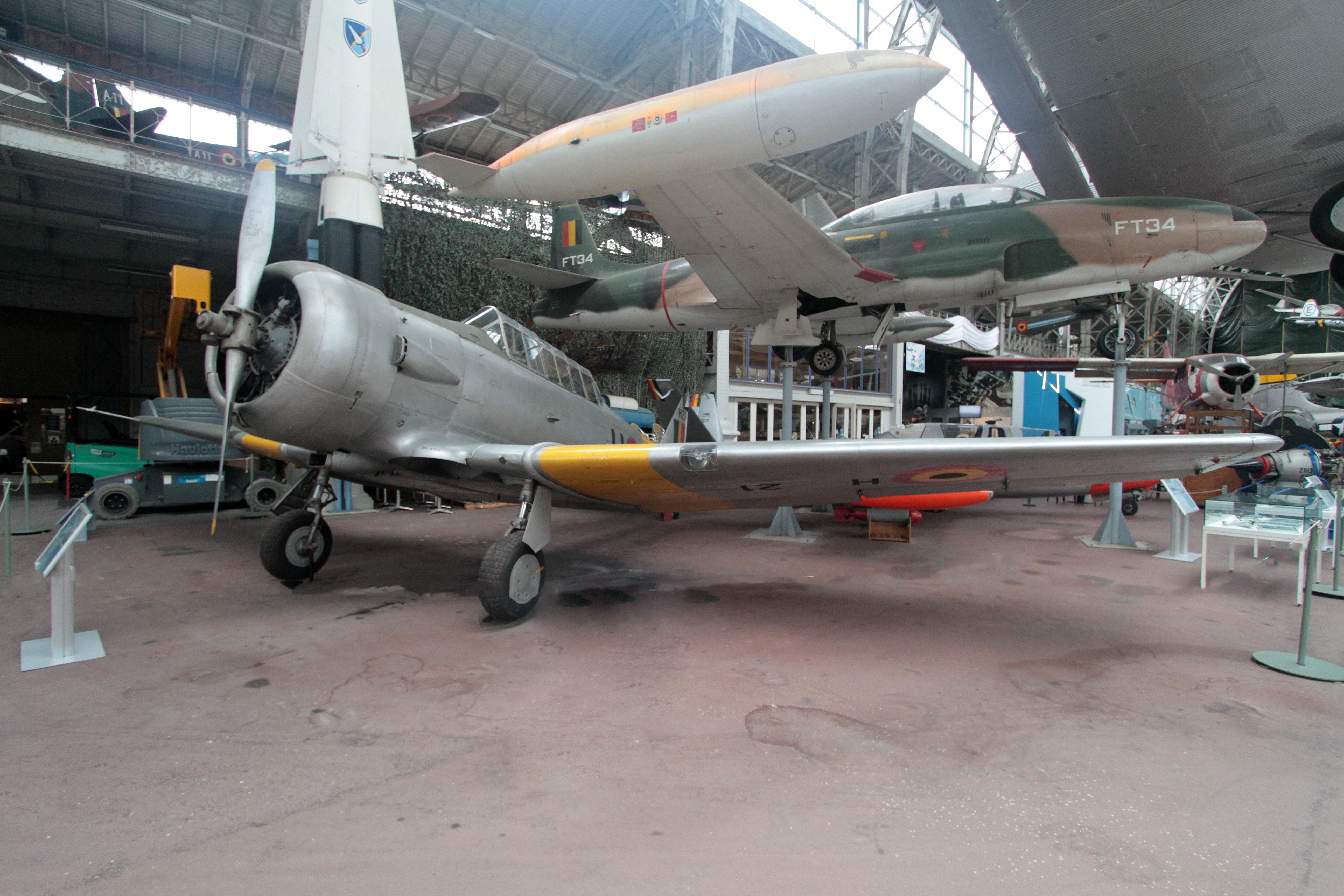 H-21 @ EBBR - H-21 (EZ526, 7630 SAAF) North Anerican AT-6D Harvard lll Musée de l'Air de Bruxelles  - by PhilR