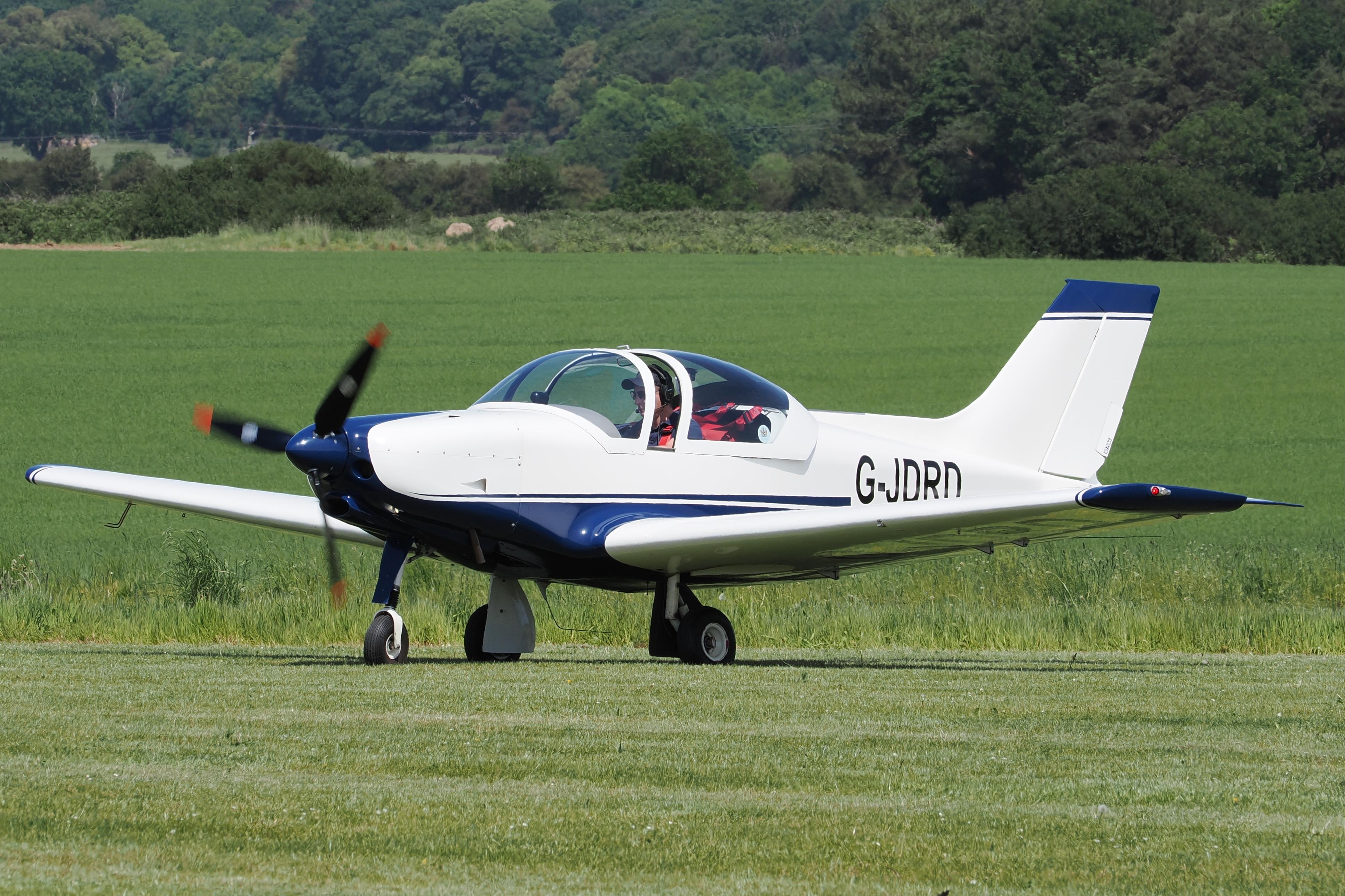 G-JDRD @ X3CX - Just landed at Northrepps. - by Graham Reeve