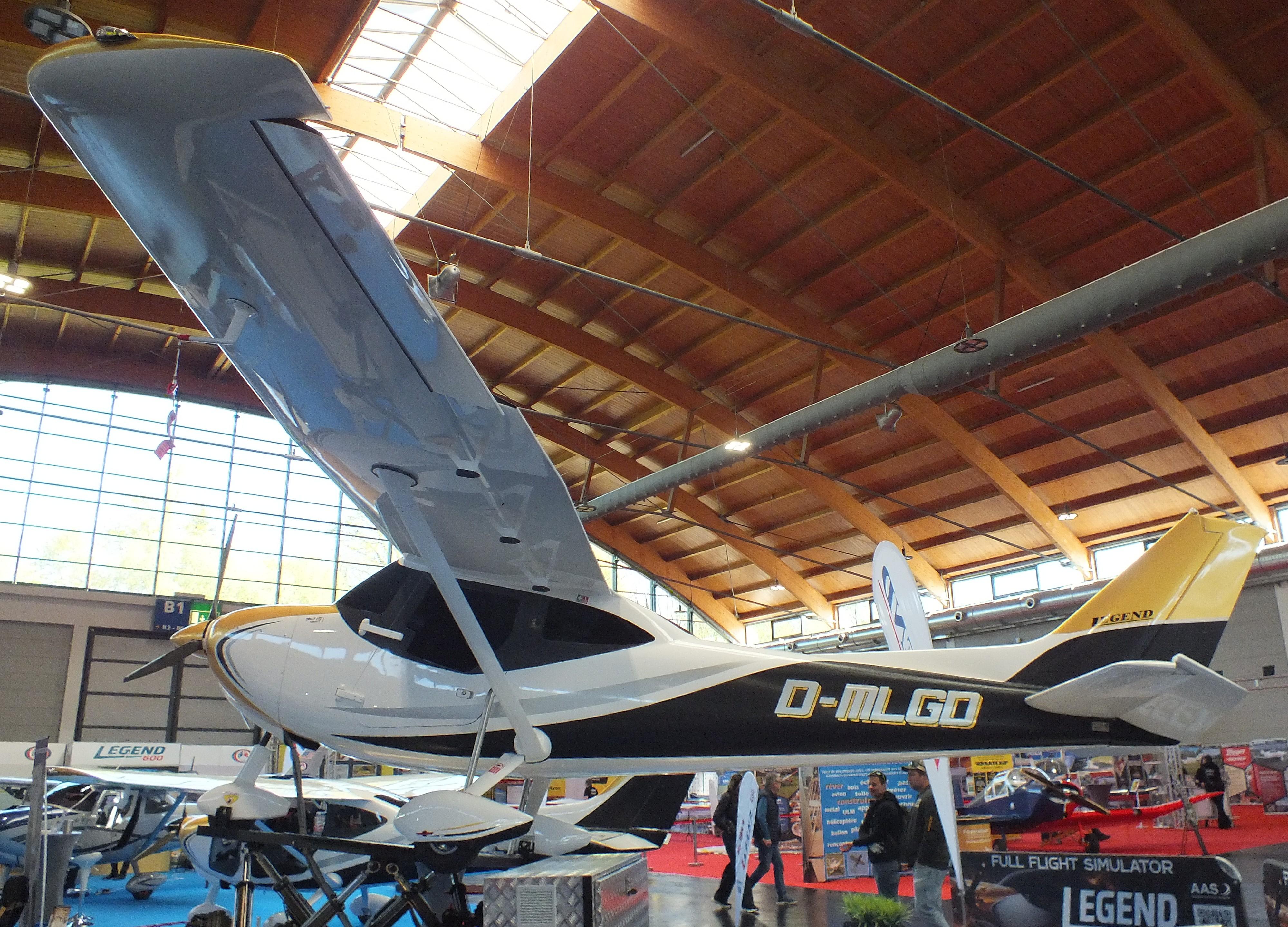 D-MLGD @ EDNY - AAS Aeropilot Legend 600 Full Flight Simulator at the AERO 2026, Friedrichshafen - by iwarnecke