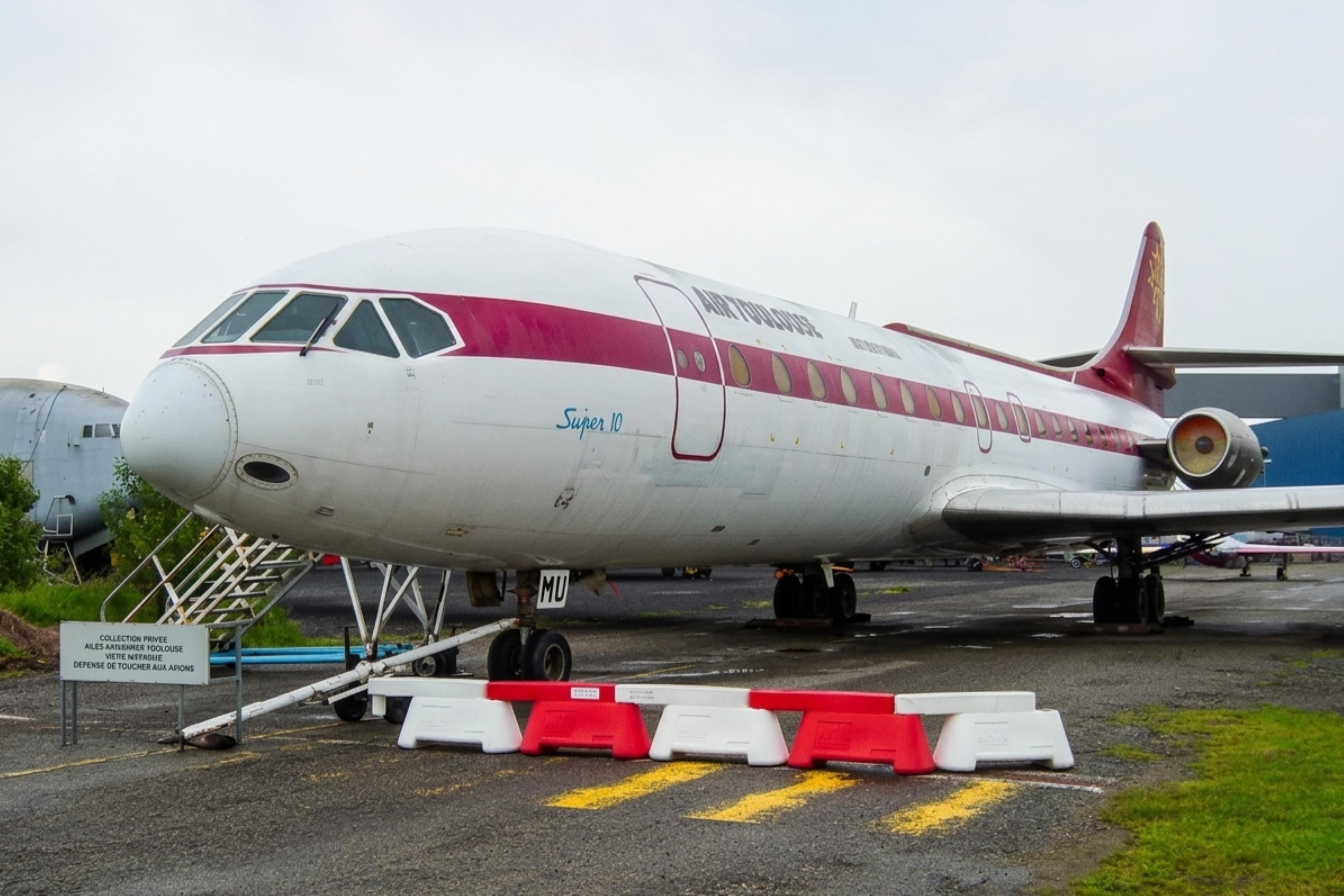 F-GHMU @ LFBO - F-GHMU 1968 SE210 Caravelle 10B Air Toulouse TLS 
 - by PhilR