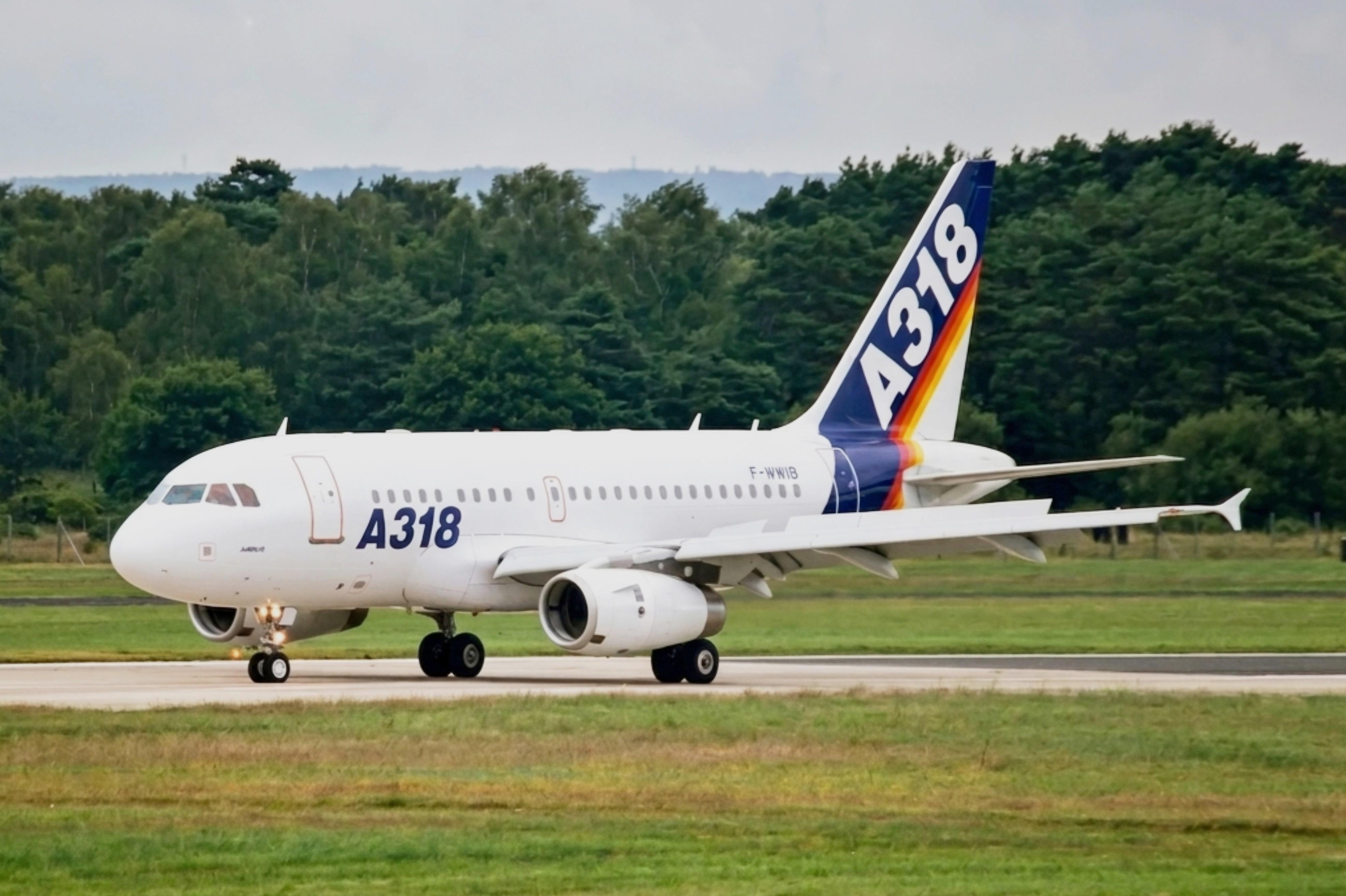F-WWIB @ EGLF - F-WWIB 2002 A318-100 Airbus Industrie SBAC FAB - by PhilR