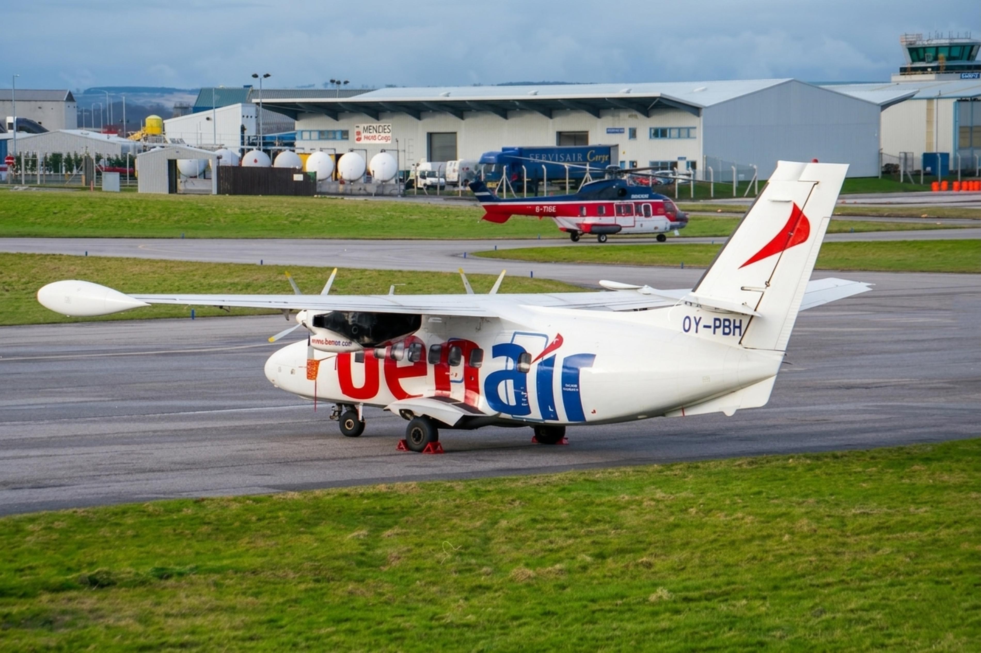 OY-PBH @ EGPD - OY-PBH 1997 Let 410 UVP-E20 Benair ABZ  - by PhilR