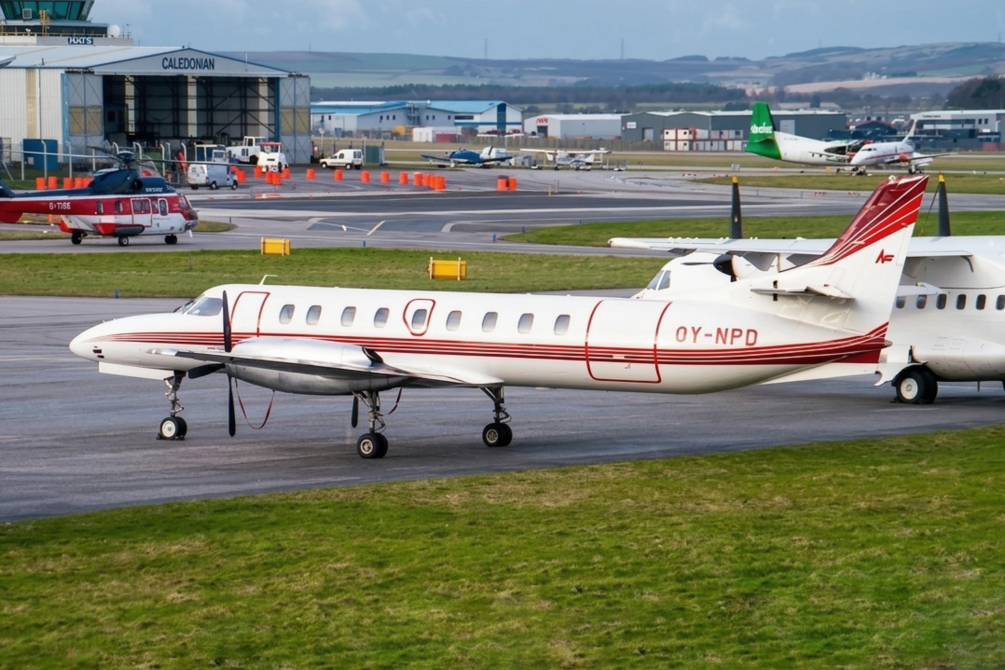 OY-NPD @ EGPD - OY-NPD 1994 Fairchild SA227 DC Metro North Flying Air Services ABZ
 - by PhilR