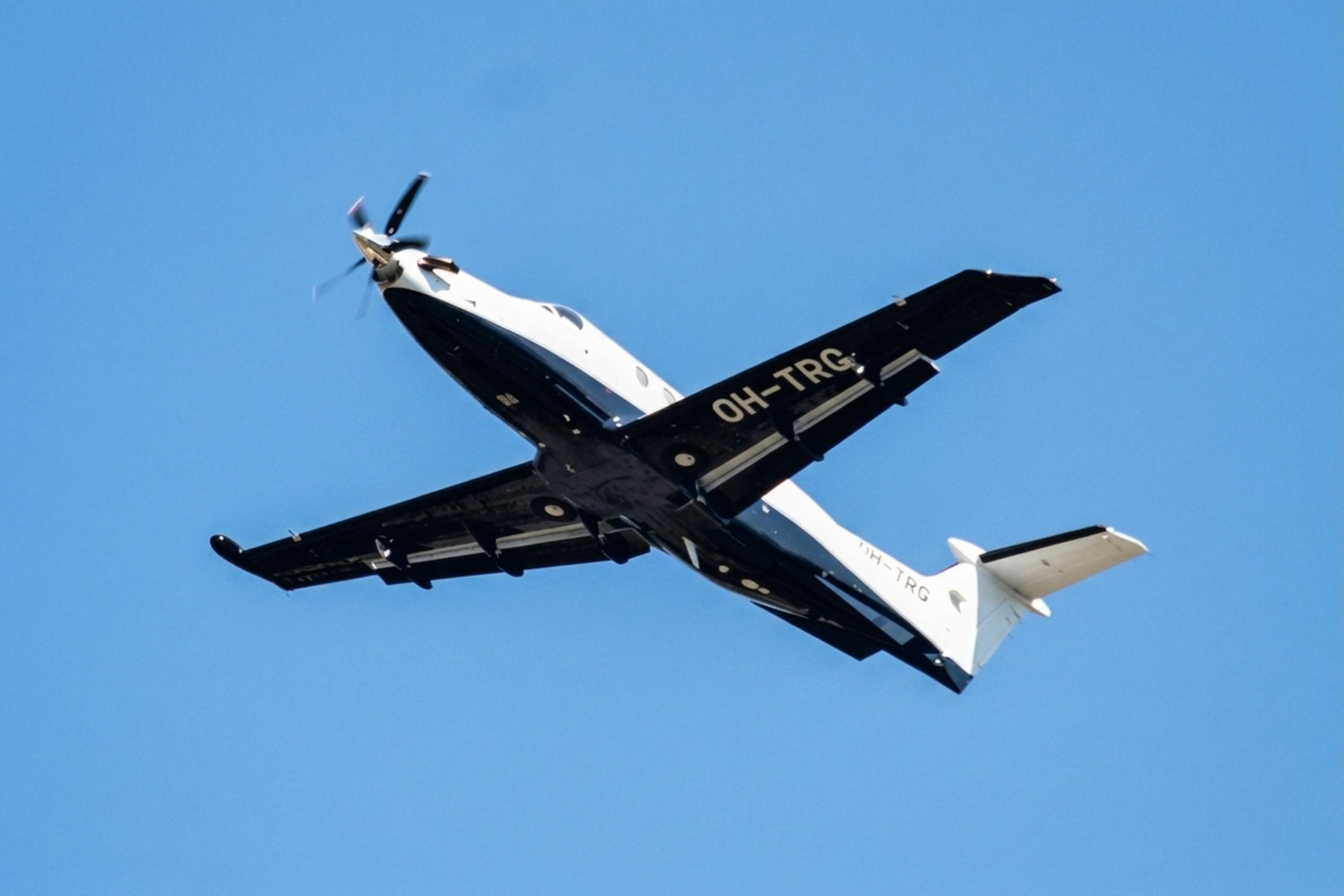 OH-TRG @ EGLF - OH-TRG 2016 Pilatus PC-12 47E Franborough 
 - by PhilR