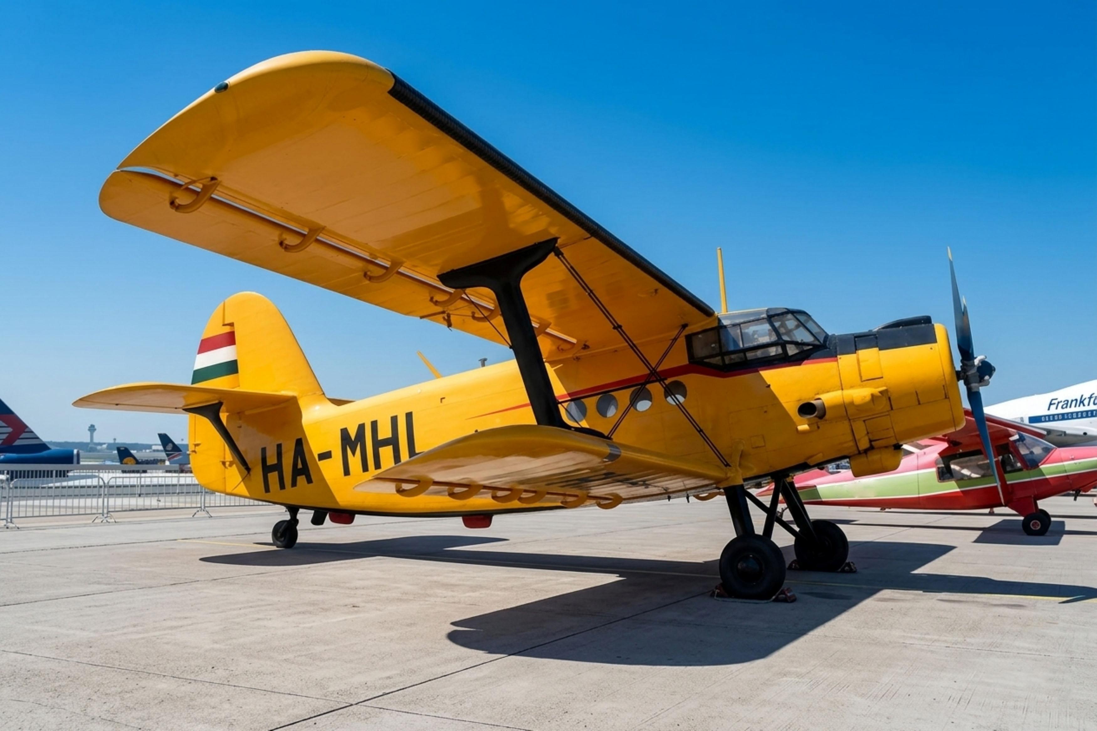 HA-MHL @ FRA - HA-MHL An-2R Frankurt terminal Roof - by PhilR