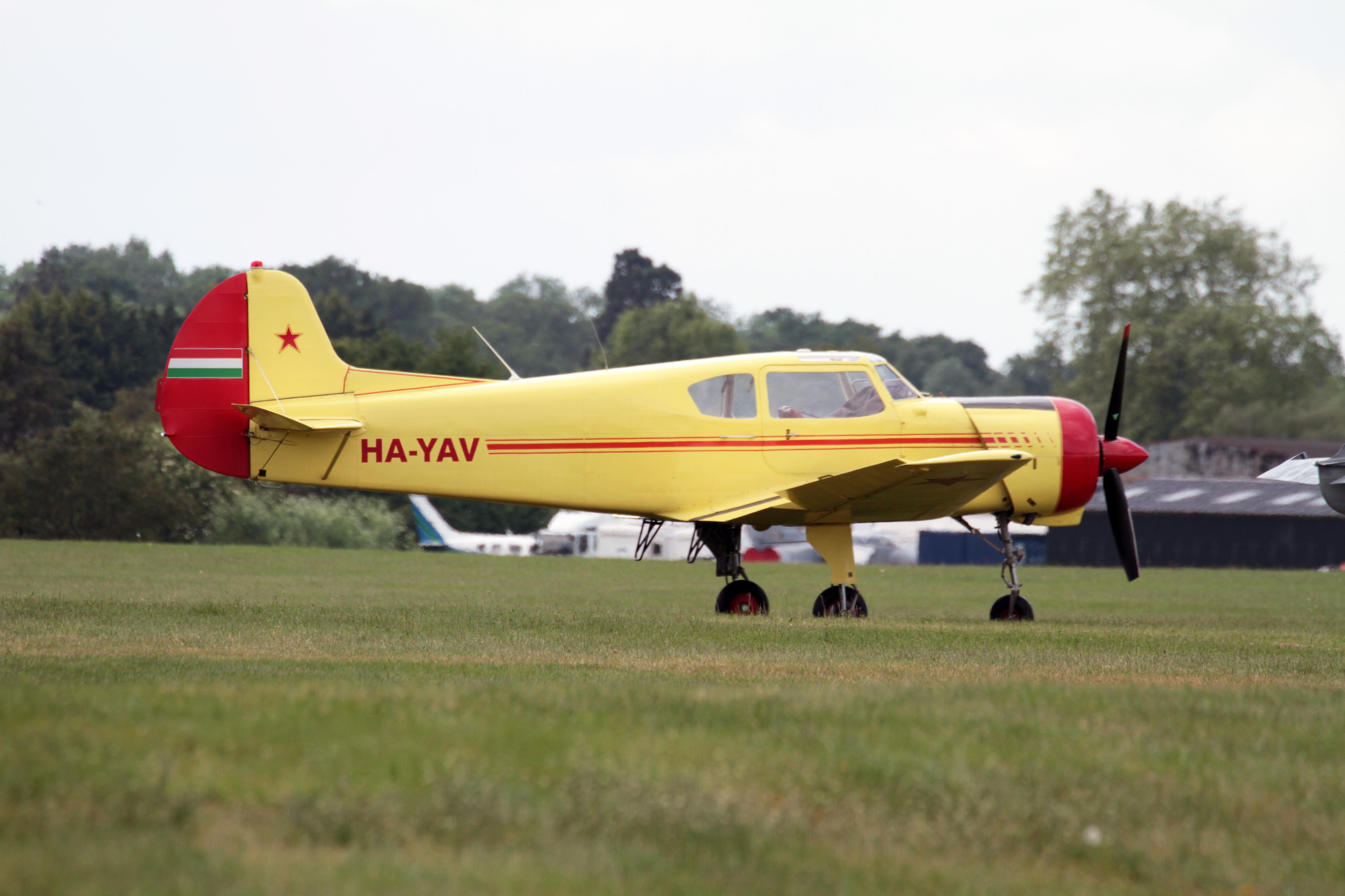 HA-YAV @ EGLM - HA-YAV 1981 Yak18-T White Waltham - by PhilR