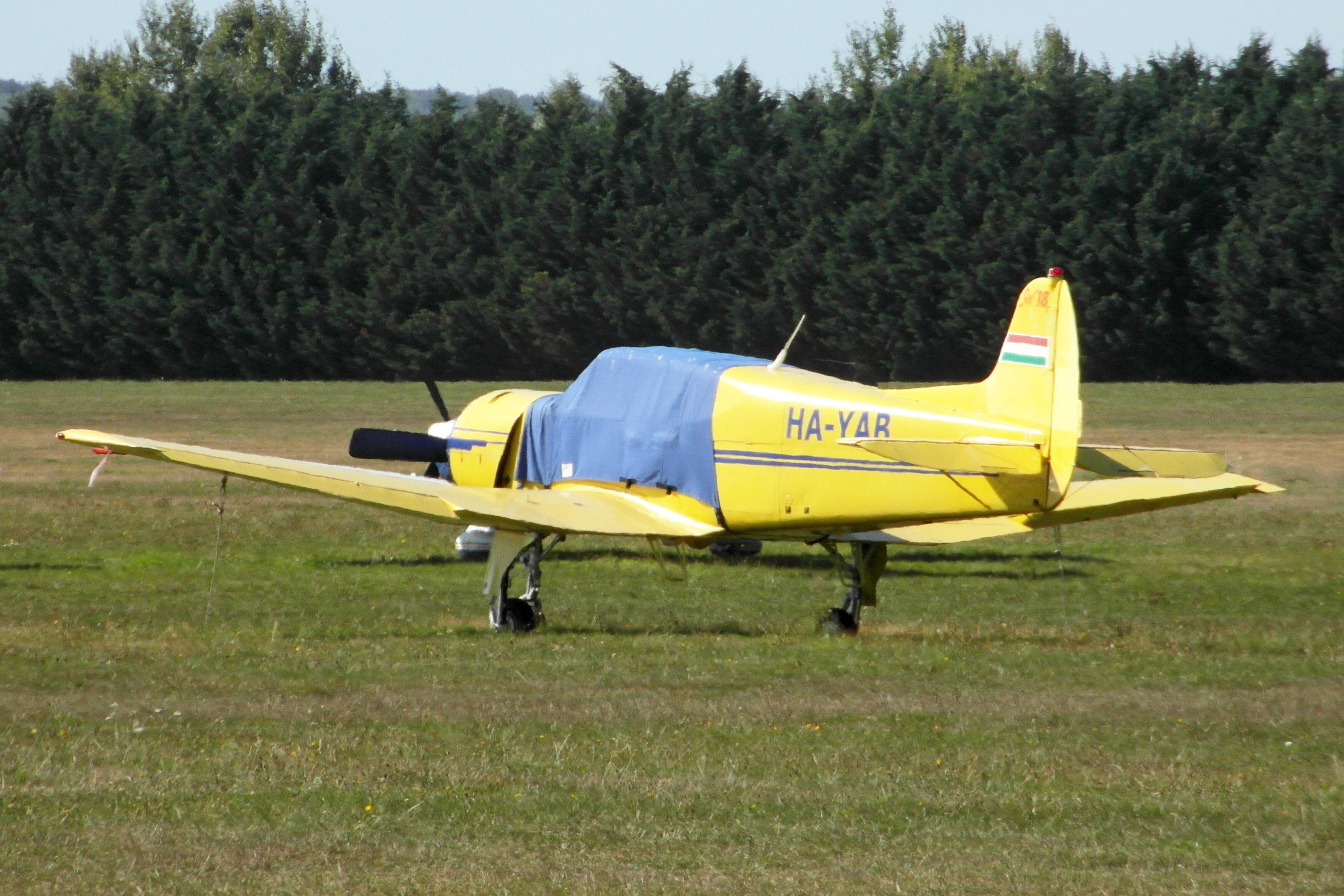 HA-YAB @ EGLM - HA-YAB 1999 Yak-18T White Waltham  - by PhilR