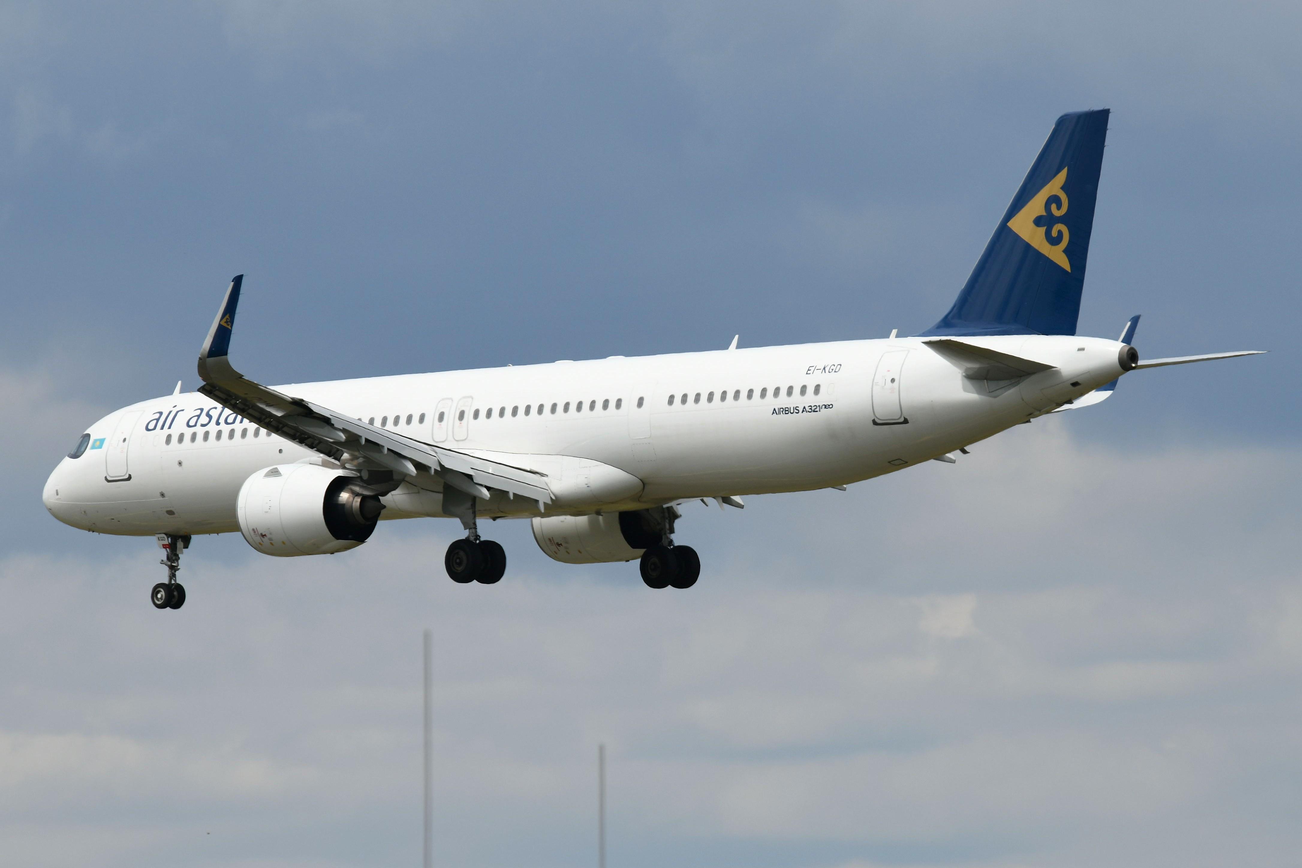 EI-KGD @ EDDF - Air Astana operating a A321N into FRA - by FerryPNL