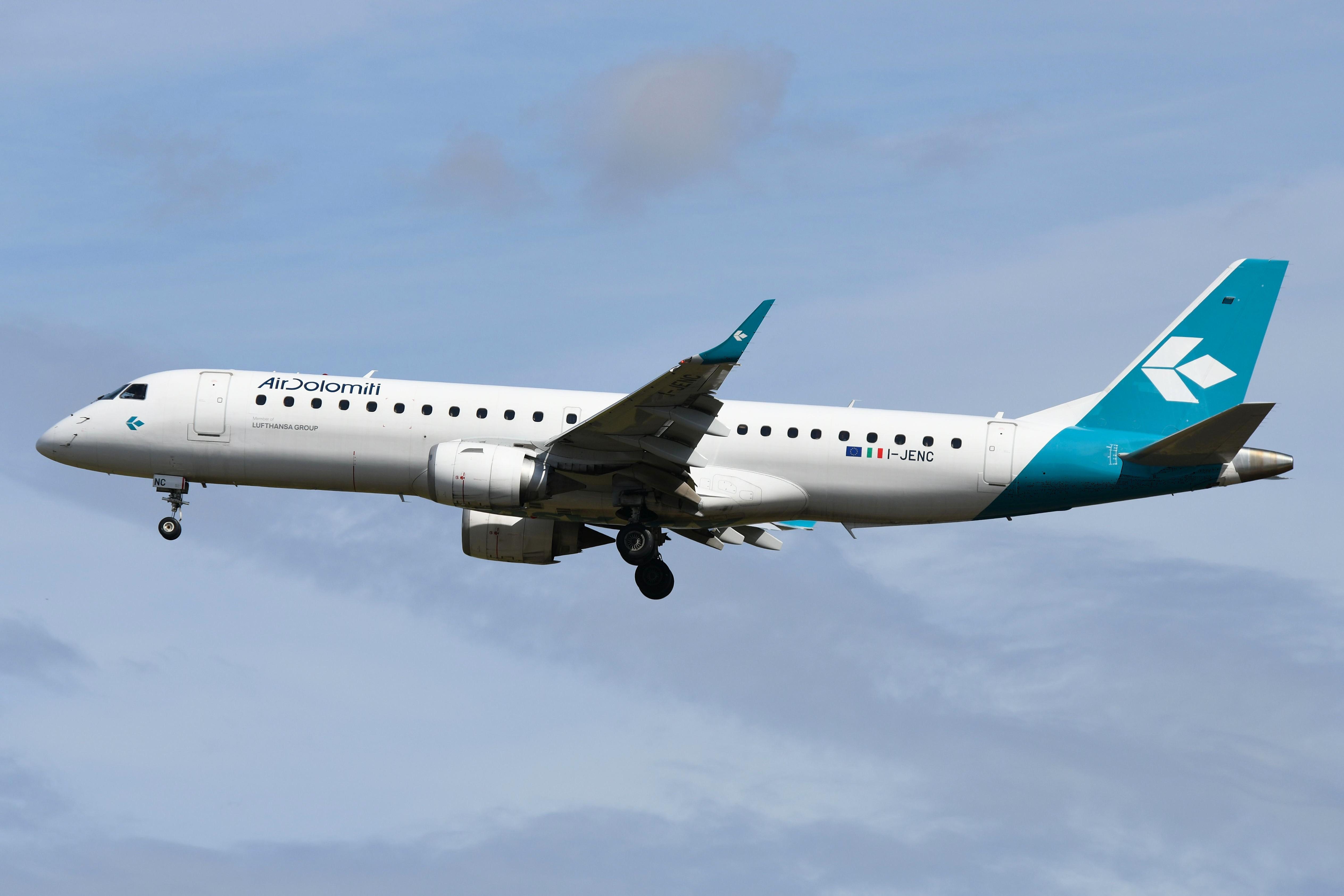 I-JENC @ EDDF - Air Dolomiti ERJ190 operating LH flights out of FRA - by FerryPNL