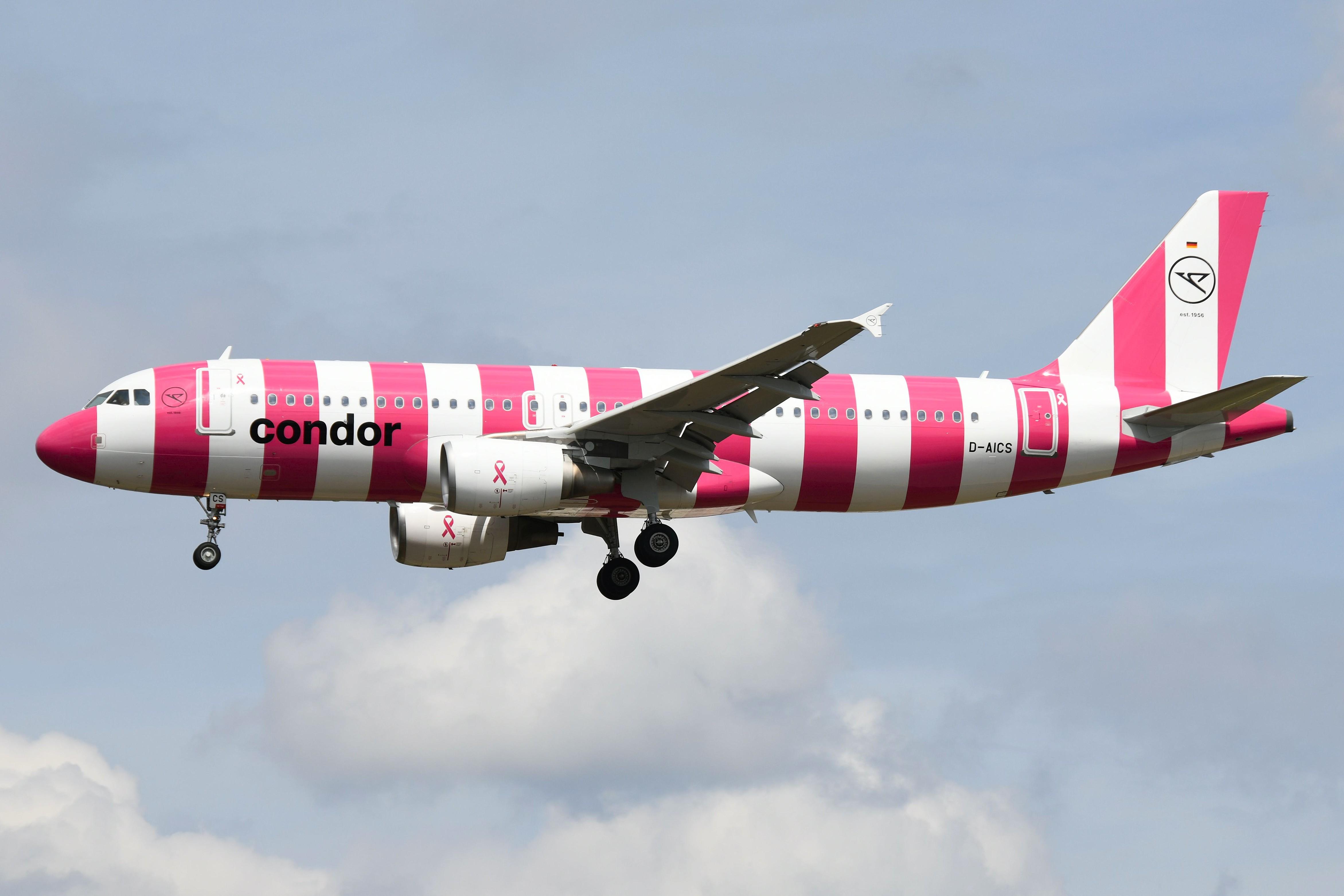 D-AICS @ EDDF - Condor A320 in pink - by FerryPNL