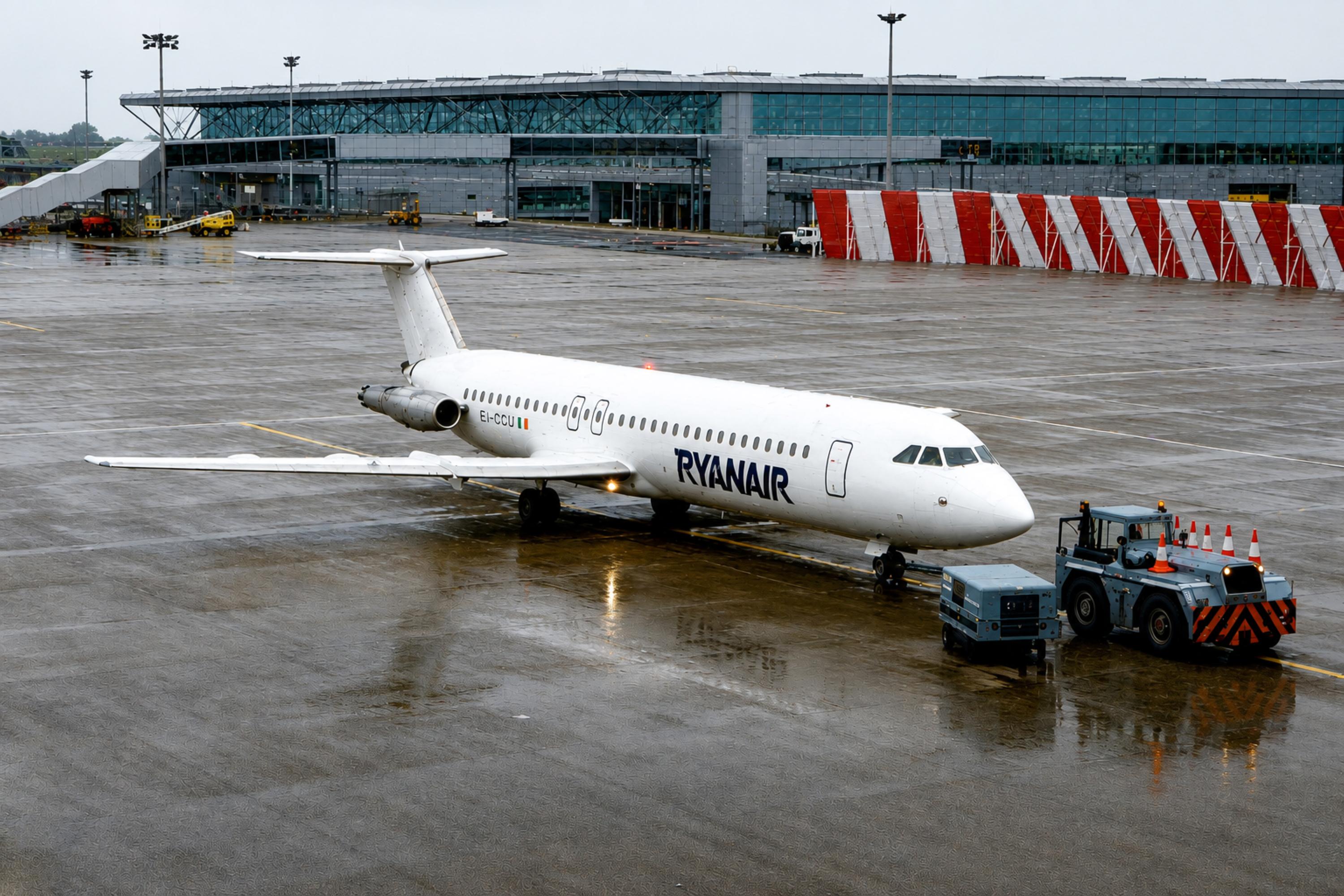 EI-CCU @ EGSS - EI-CCU 1971 BAC 1-11-500 Ryanair STN  - by PhilR