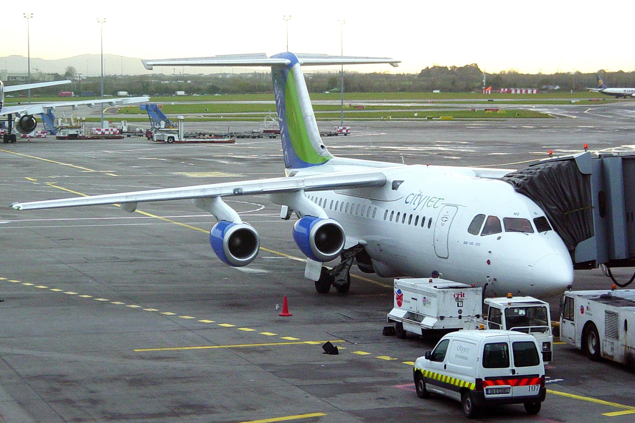 EI-CNQ @ EIDW - EI-CNQ BAe146-200 Cityjet DUB  - by PhilR
