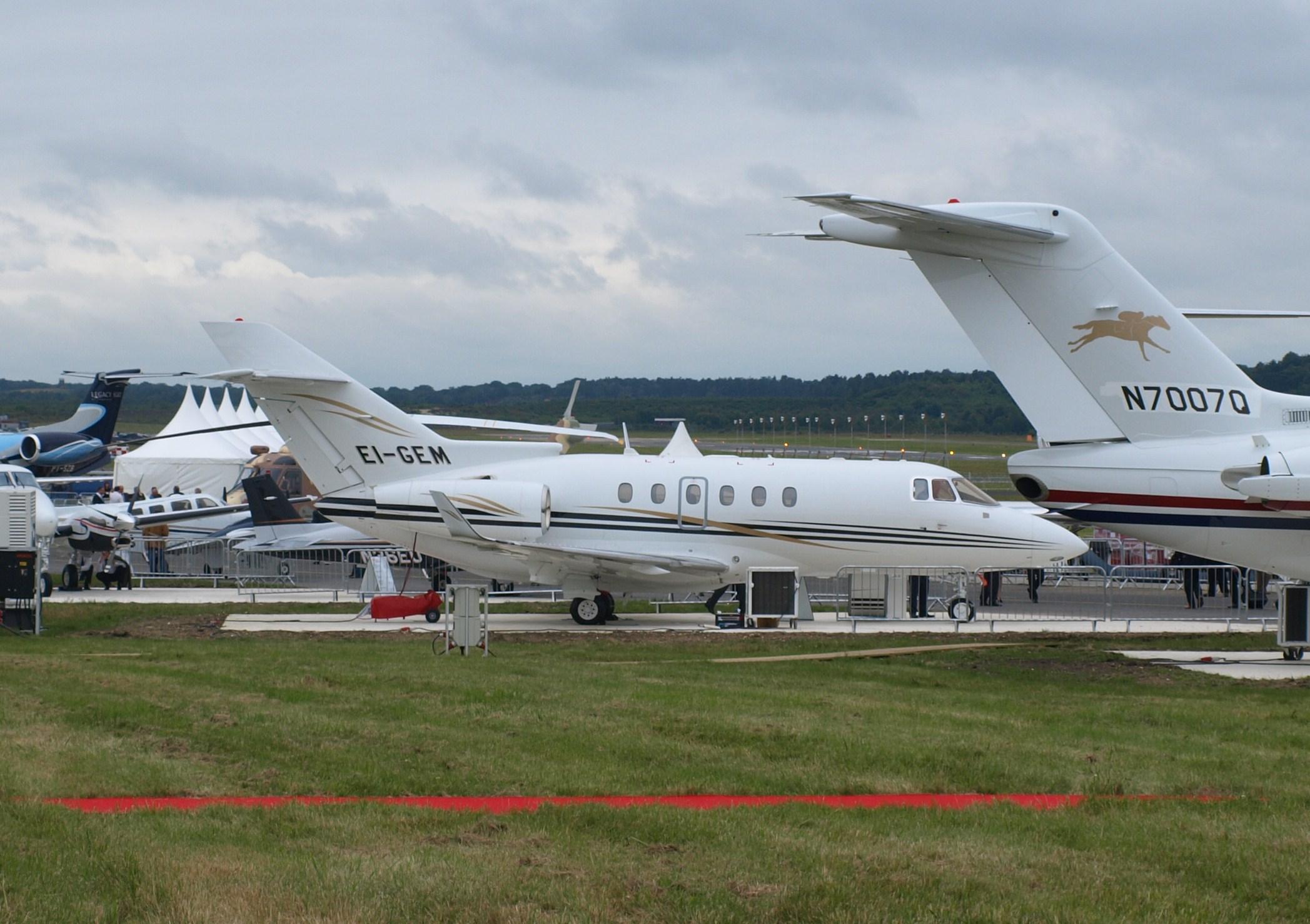 EI-GEM @ EGLF - EI-GEM 2008 Hawker 850XP FAB - by PhilR