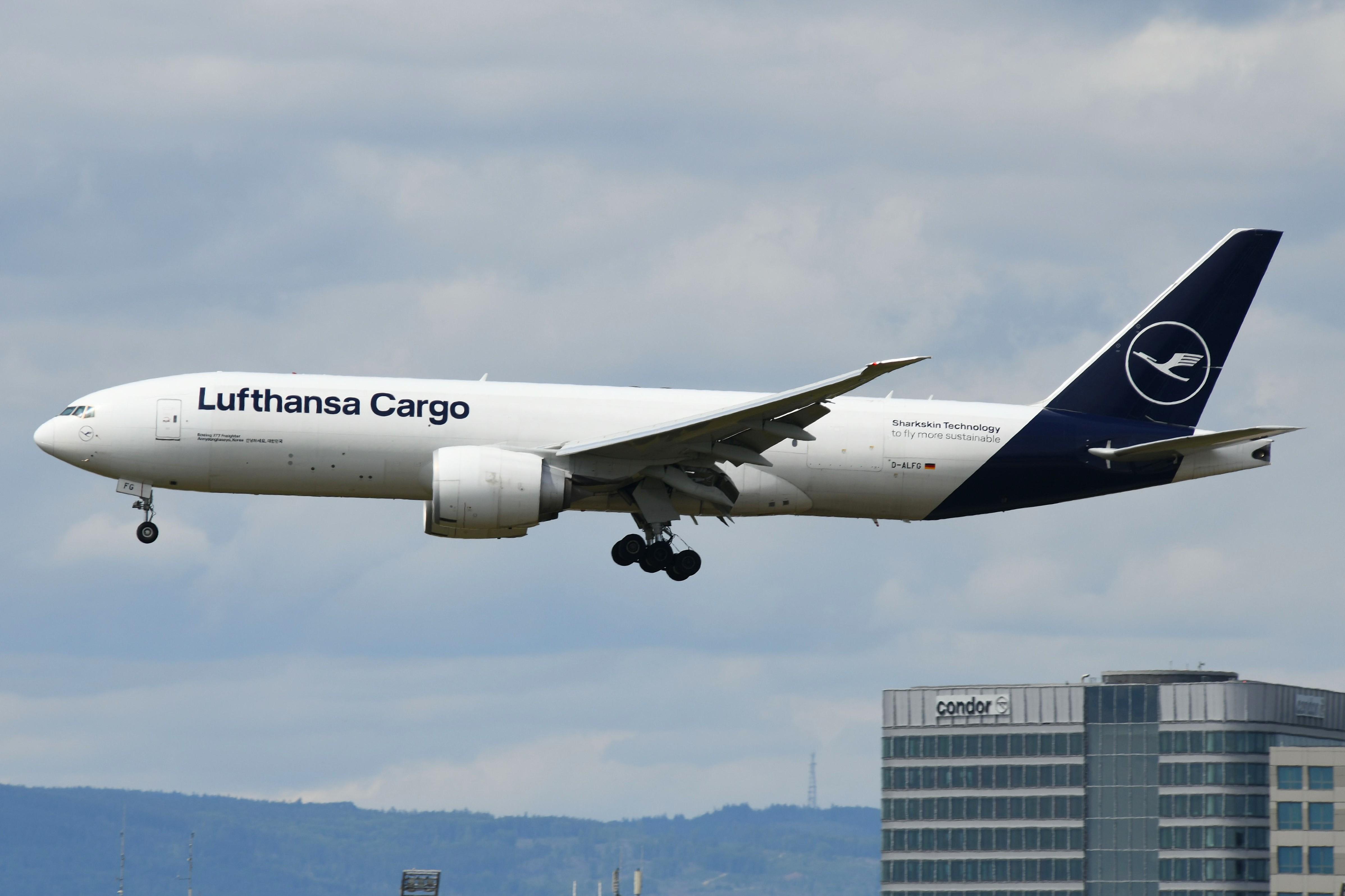 D-ALFG @ EDDF - Arrival of LH Cargo B772F - by FerryPNL