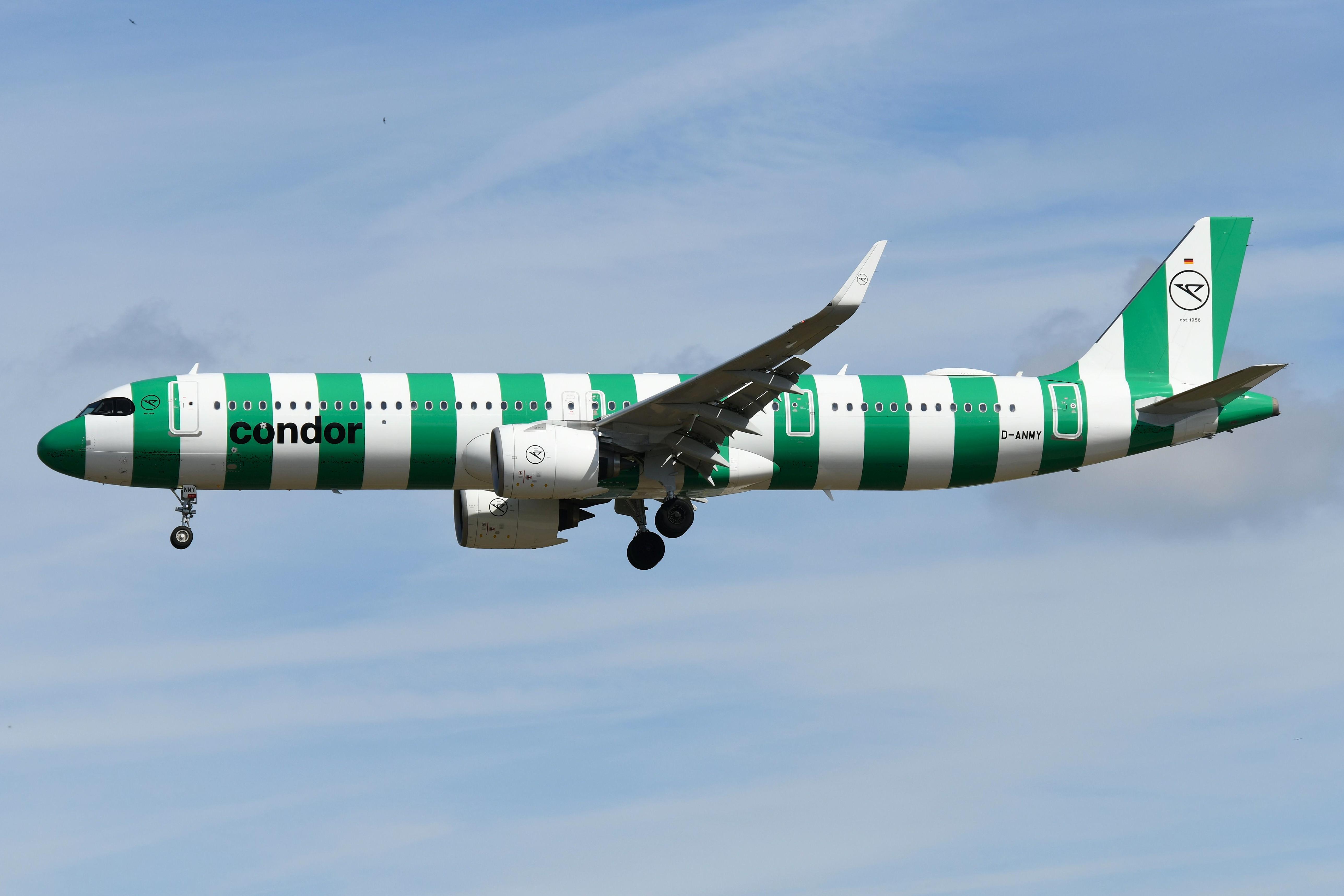 D-ANMY @ EDDF - Condor A321N in green - by FerryPNL