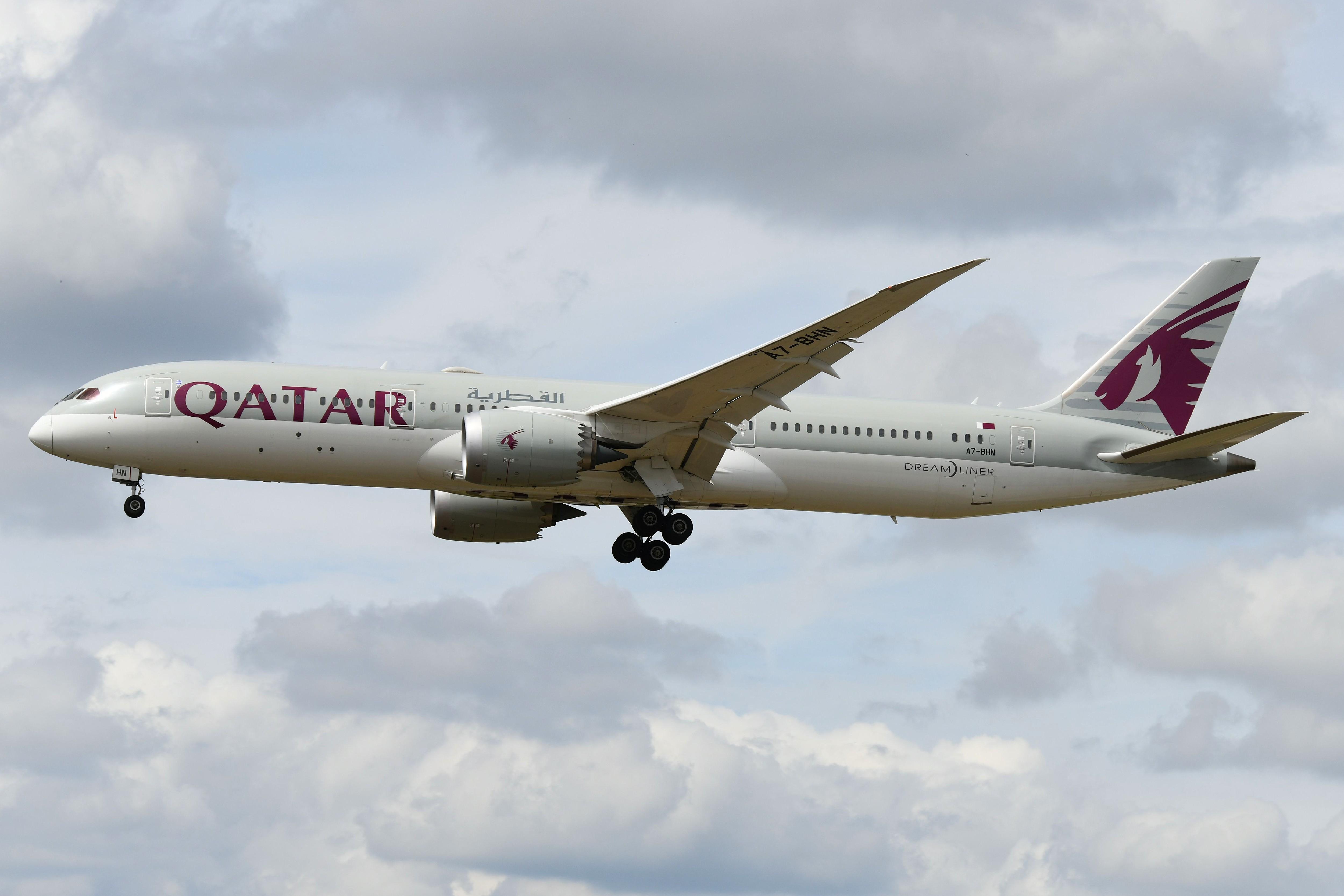 A7-BHN @ EDDF - Arrval of Qatar B789 - by FerryPNL
