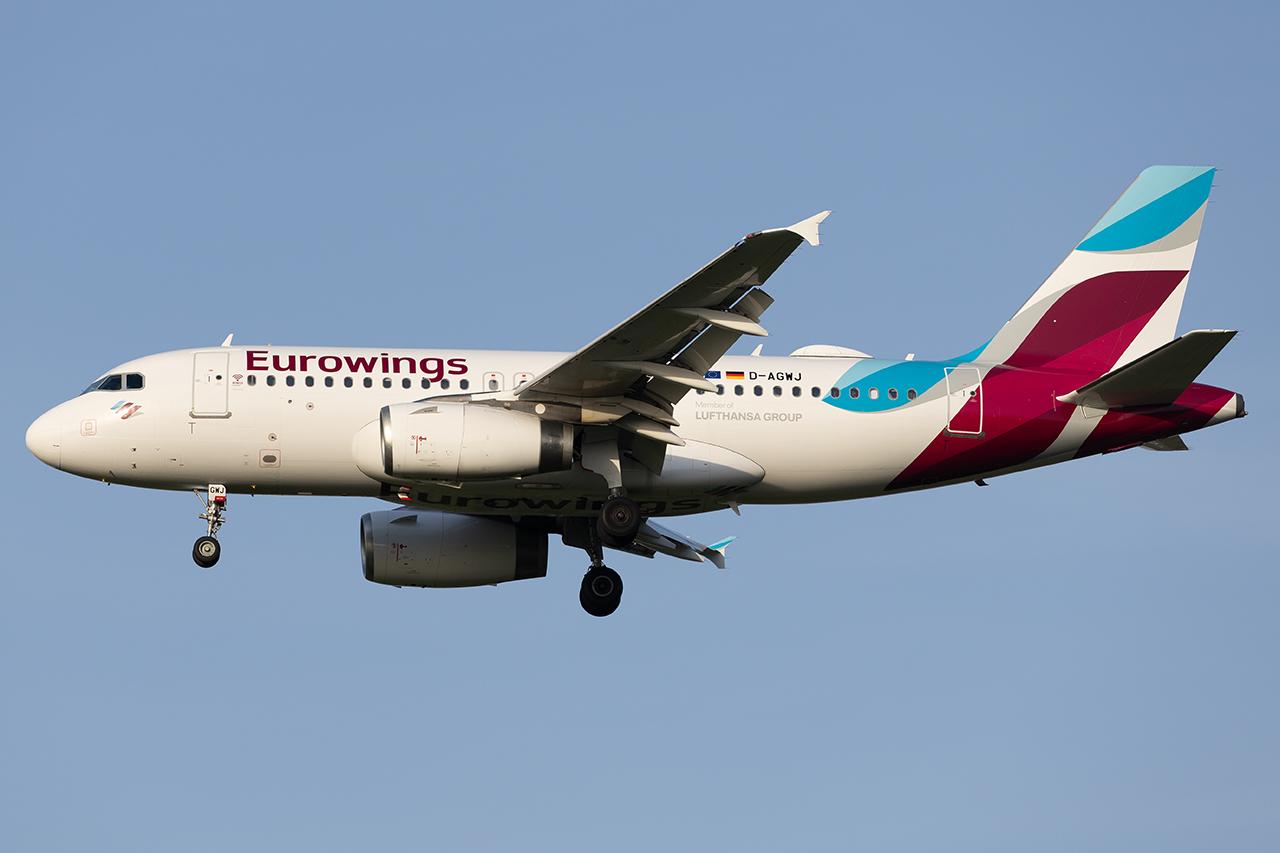 D-AGWJ @ LOWW - Eurowings A319 - by Andy Graf